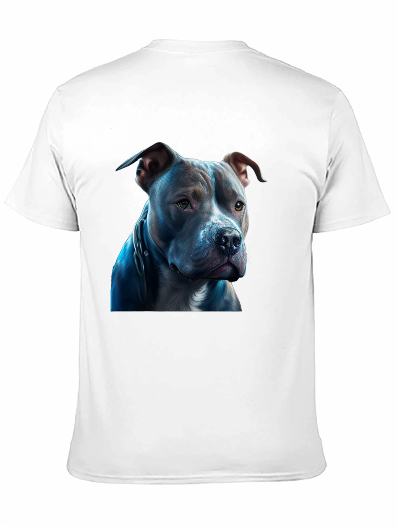 Pitbull Dog Graphic Black T-Shirt