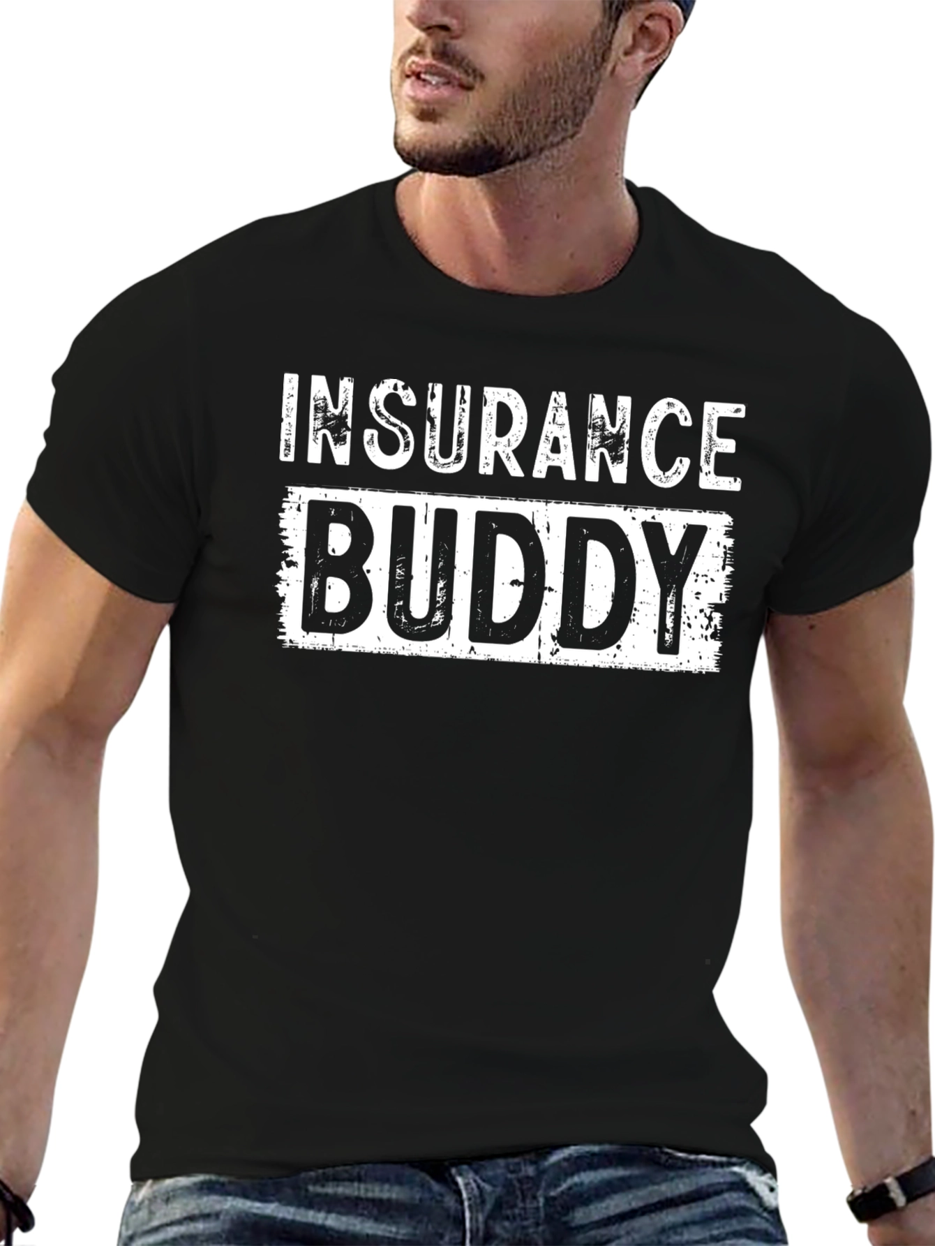 Insurance Buddy Black T-Shirt