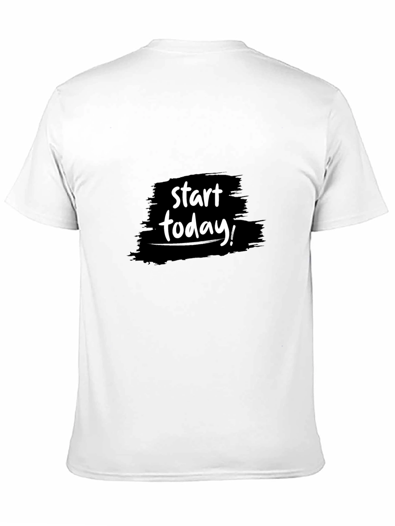 Start Today Black Graphic Tee