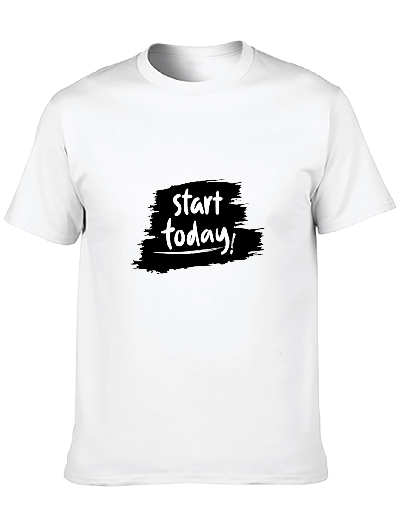 Start Today Black Graphic Tee