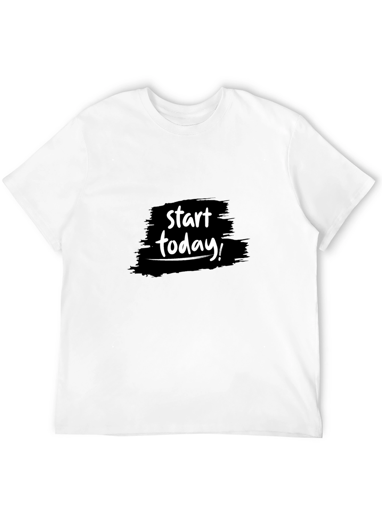 Start Today Black Graphic Tee
