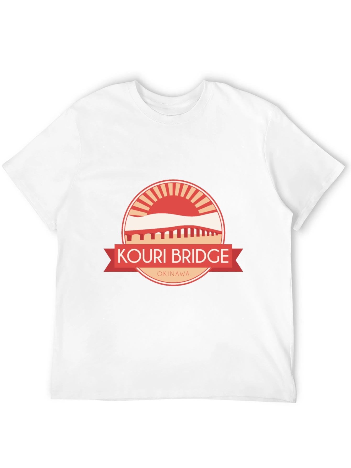 Kouri Bridge Okinawa Graphic Tee - Black T-Shirt
