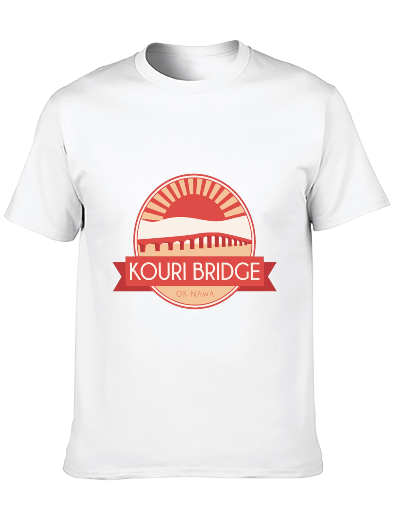 Kouri Bridge Okinawa Graphic Tee - Black T-Shirt
