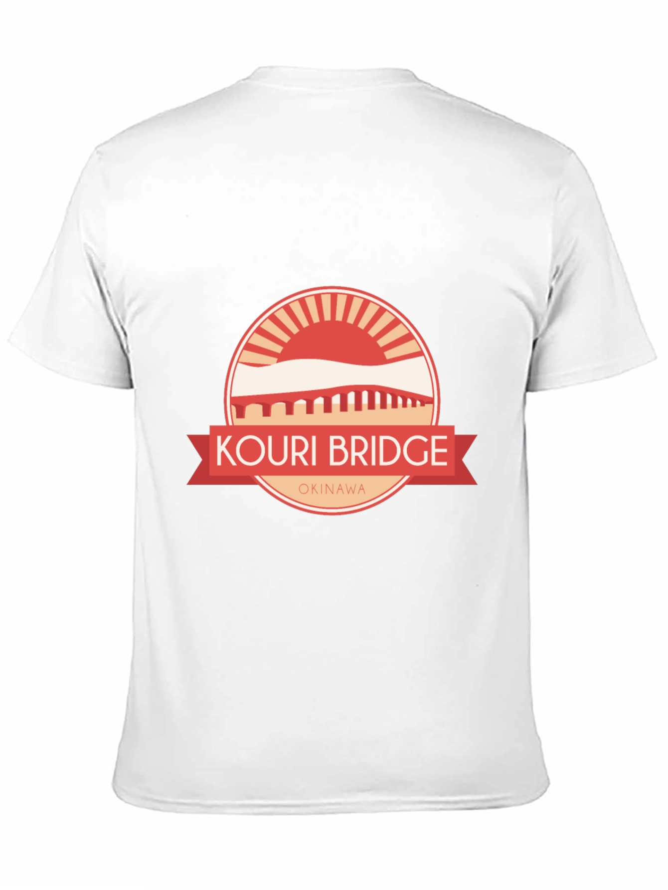 Kouri Bridge Okinawa Graphic Tee - Black T-Shirt