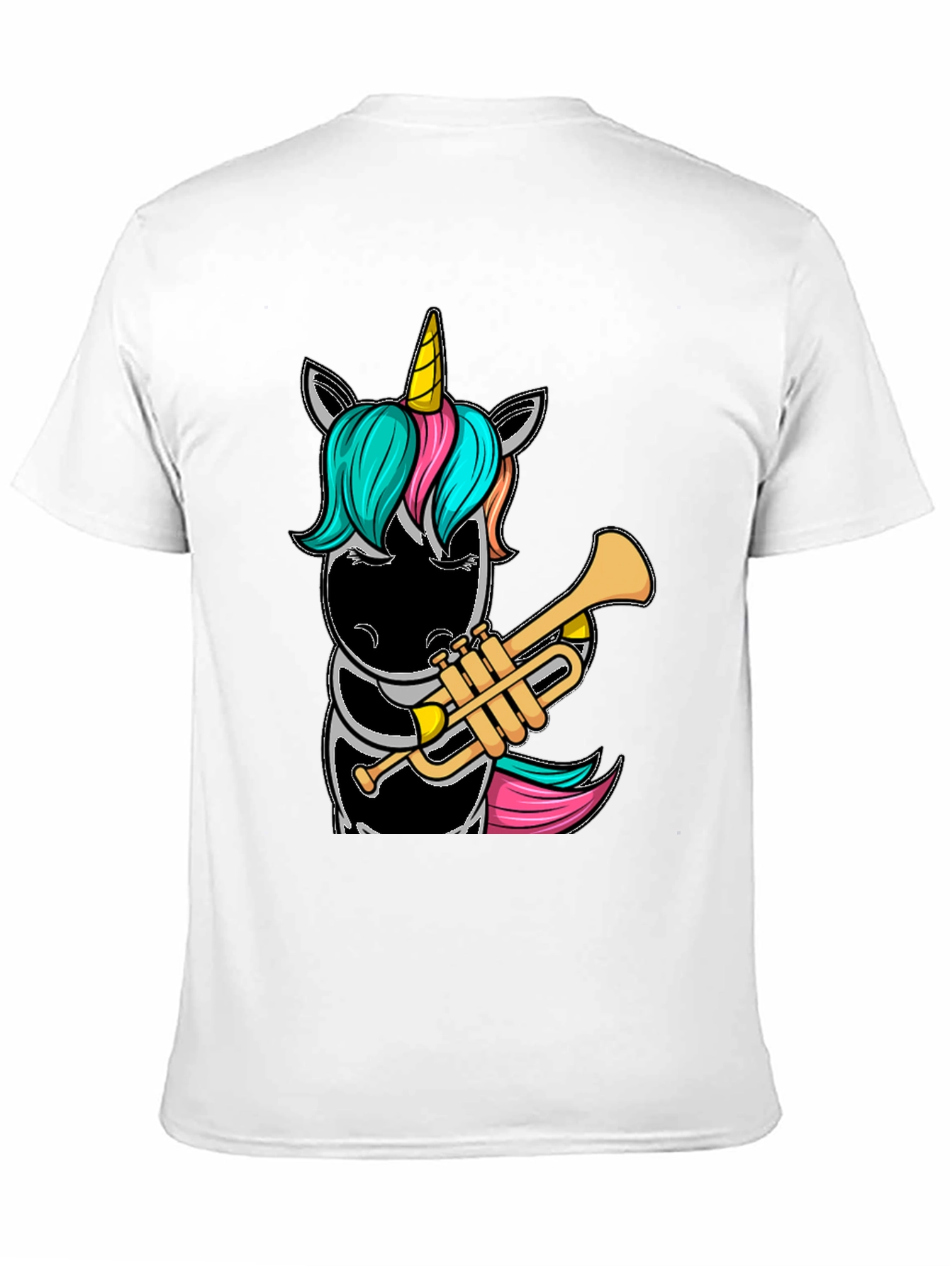 Unicorn Trumpet Player Graphic Tee
