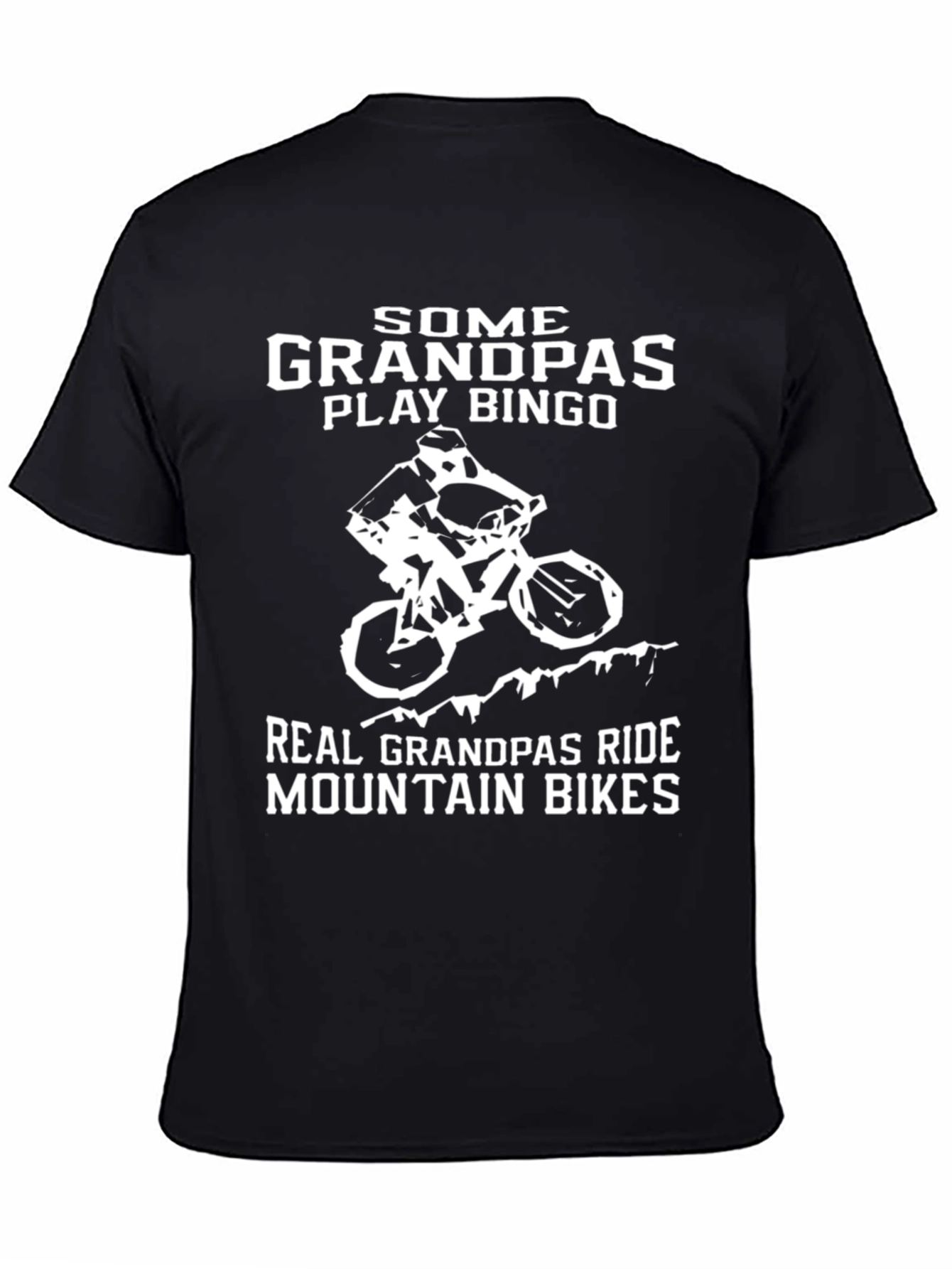 Funny Grandpas Mountain Bike T-Shirt