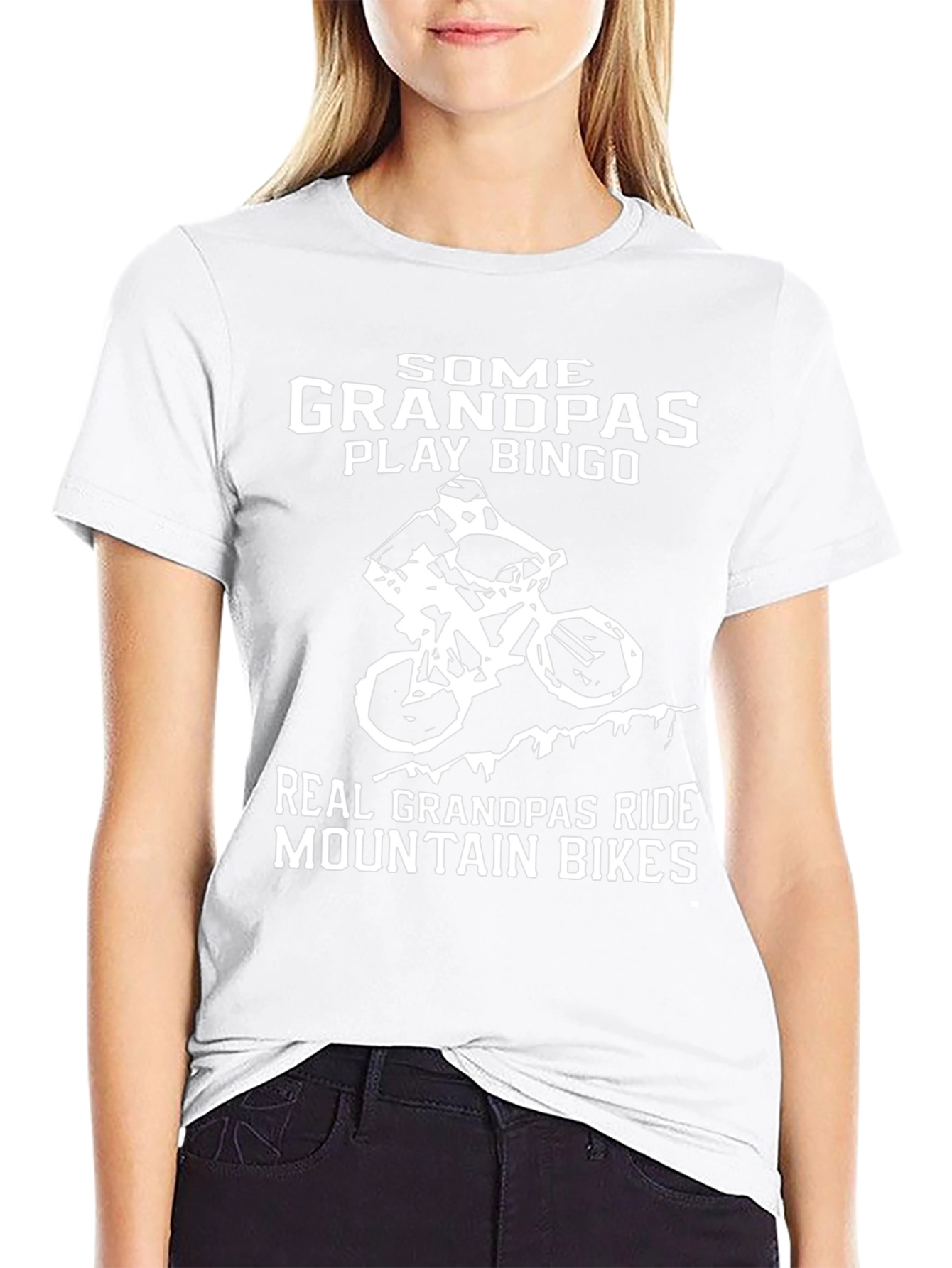 Funny Grandpas Mountain Bike T-Shirt