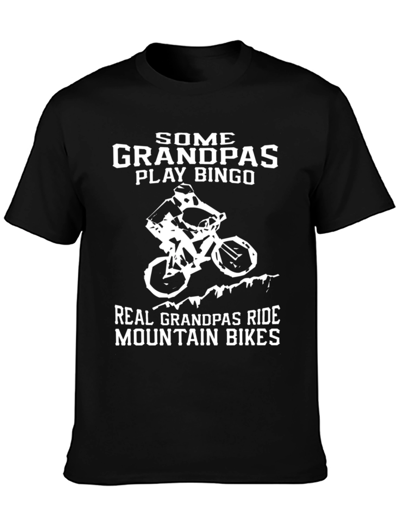Funny Grandpas Mountain Bike T-Shirt