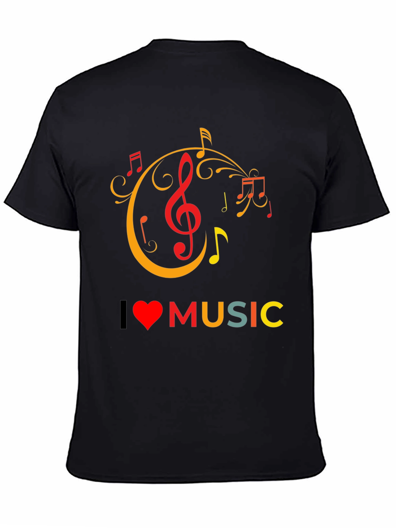 I Love Music Graphic Tee