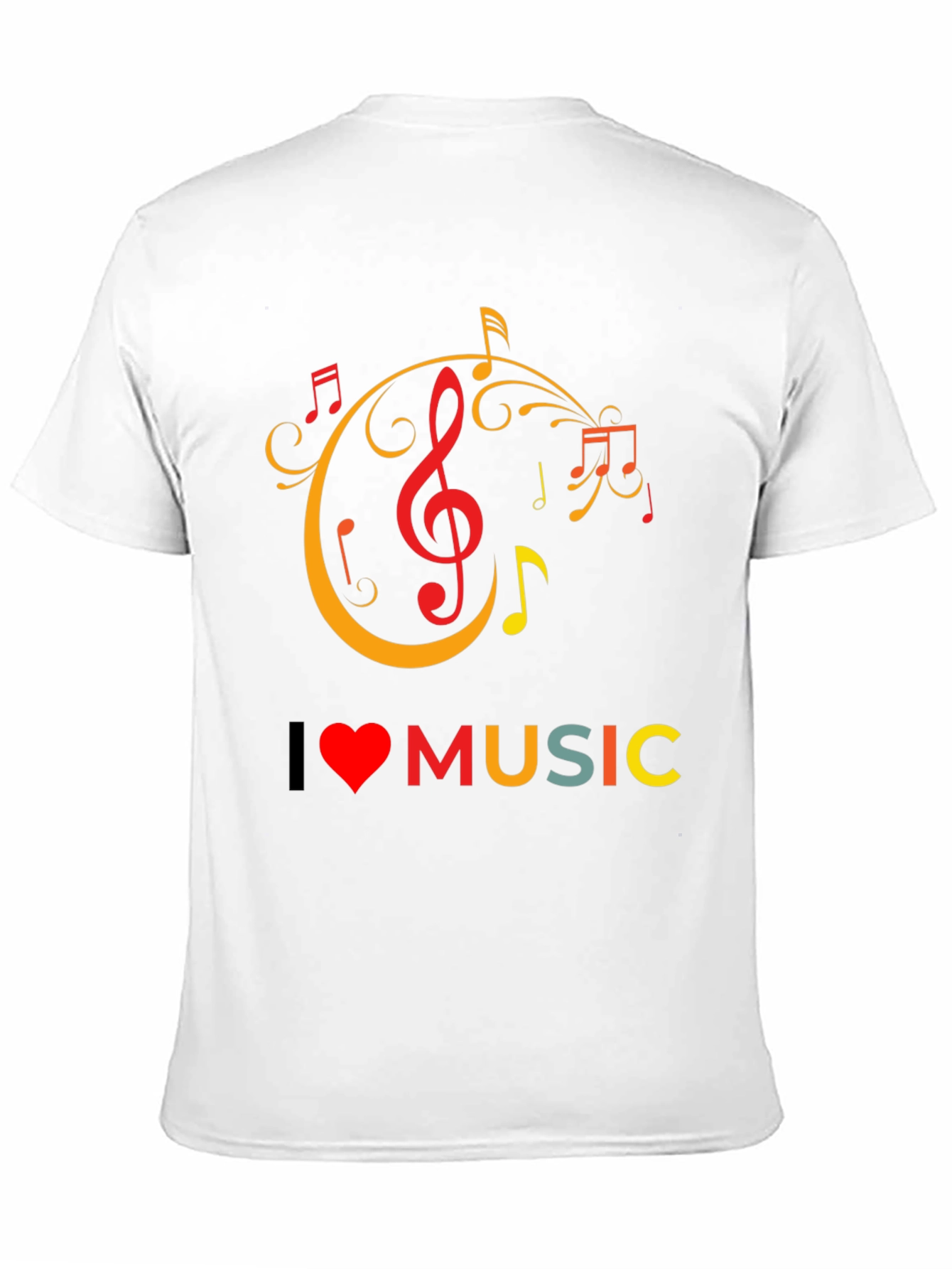 I Love Music Graphic Tee
