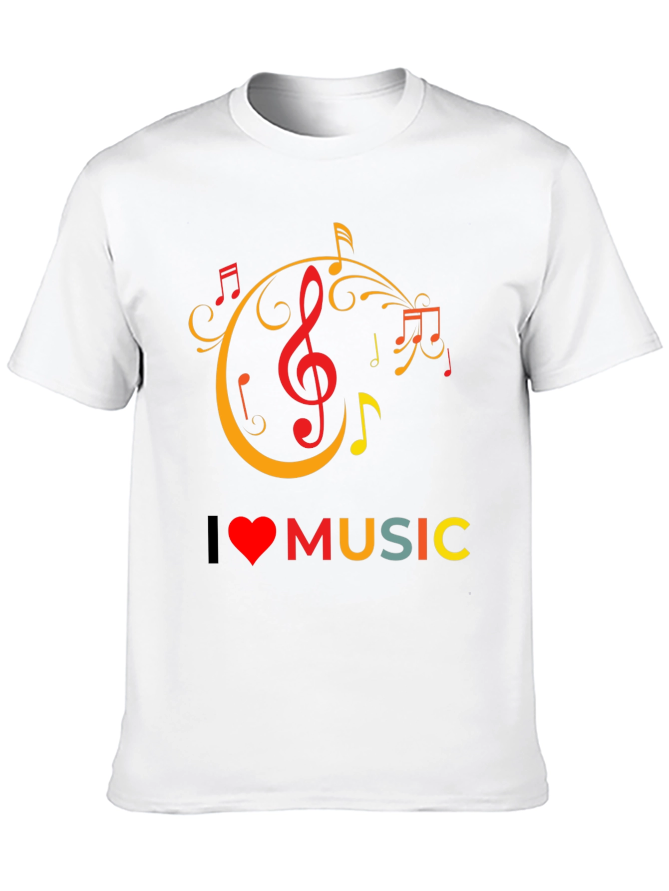 I Love Music Graphic Tee