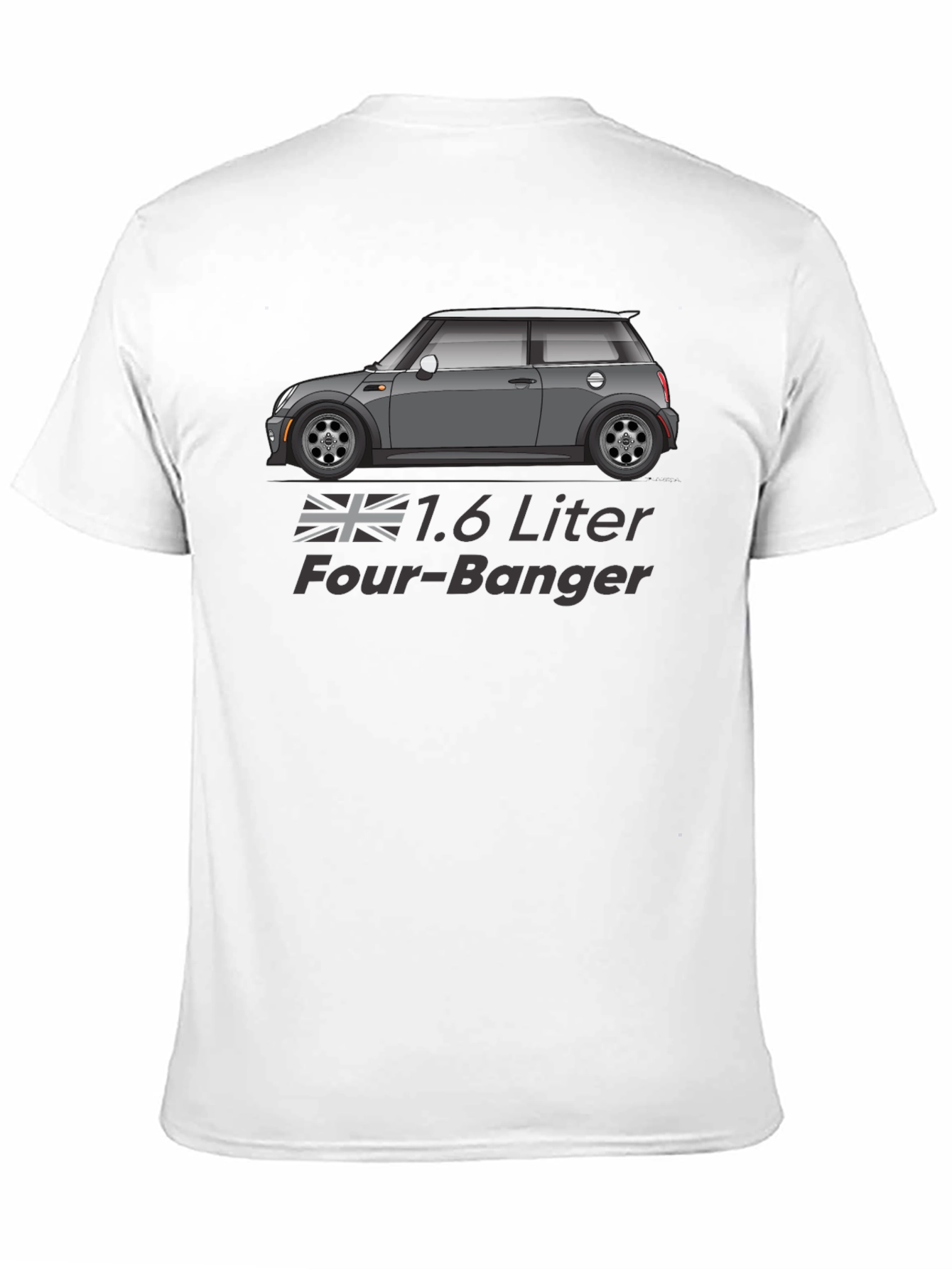 1.6 Liter Four-Banger Car Graphic T-Shirt