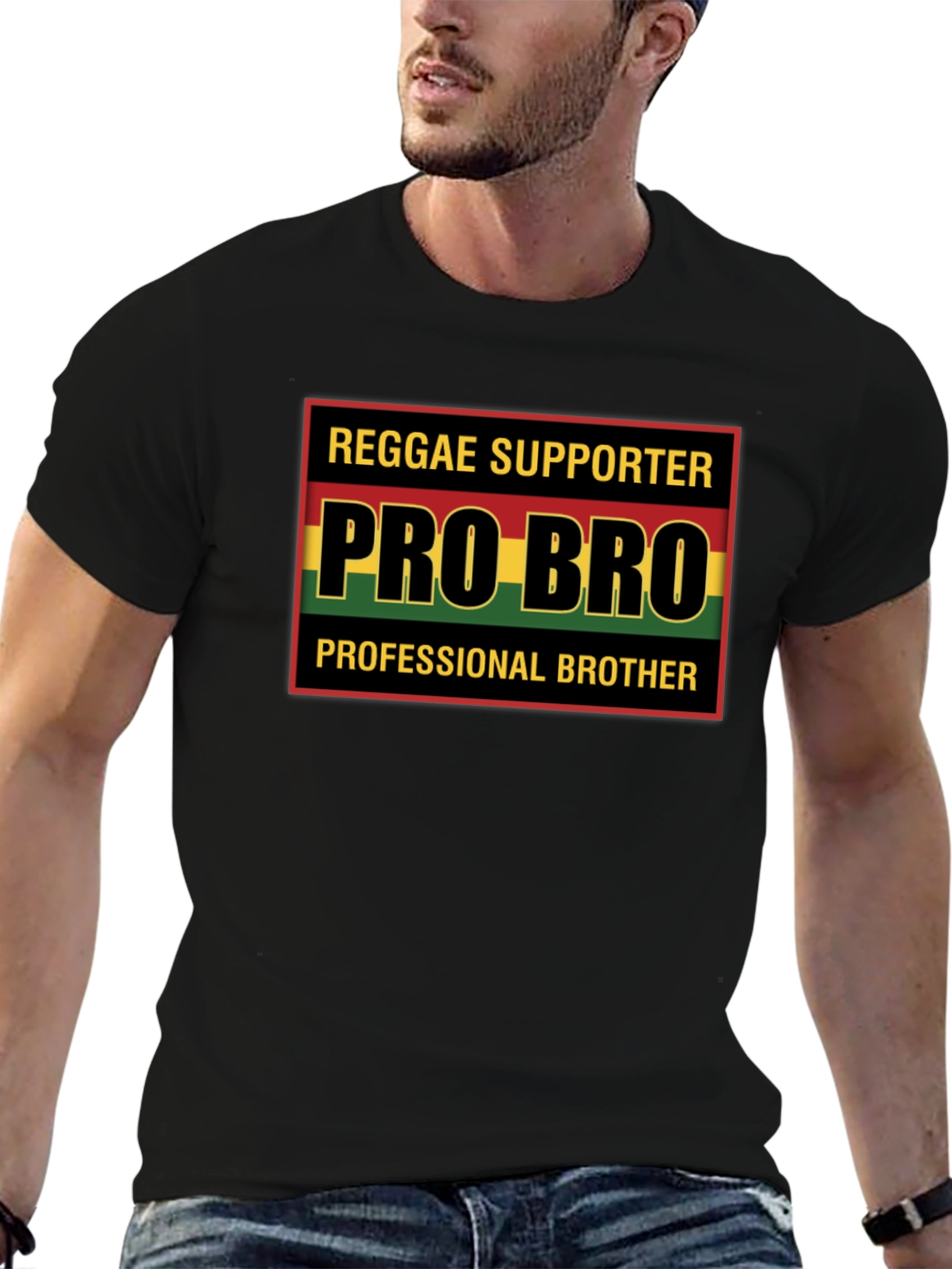 Reggae Supporter Pro Bro Graphic Tee