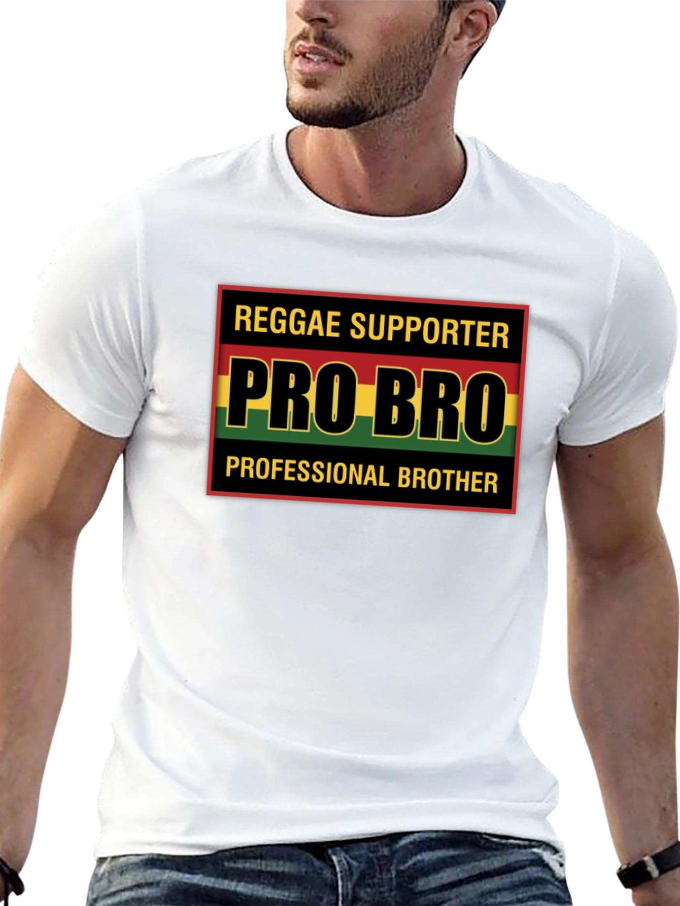 Reggae Supporter Pro Bro Graphic Tee