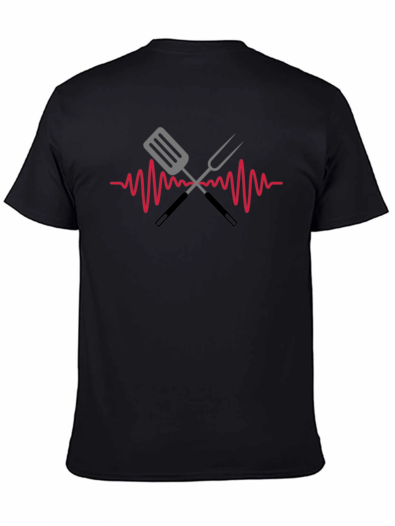 BBQ Heartbeat T-Shirt - Grill Master Tee