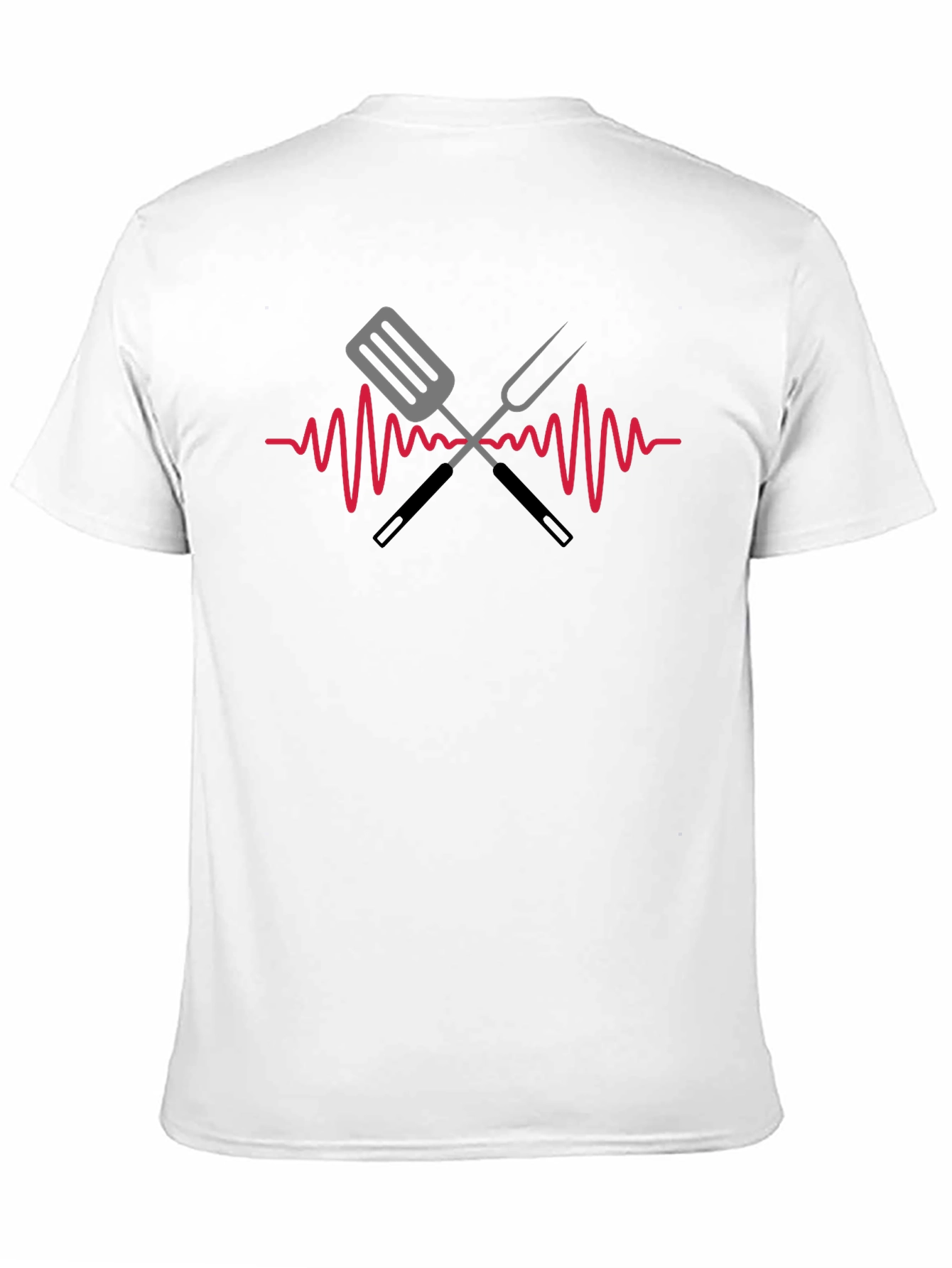 BBQ Heartbeat T-Shirt - Grill Master Tee