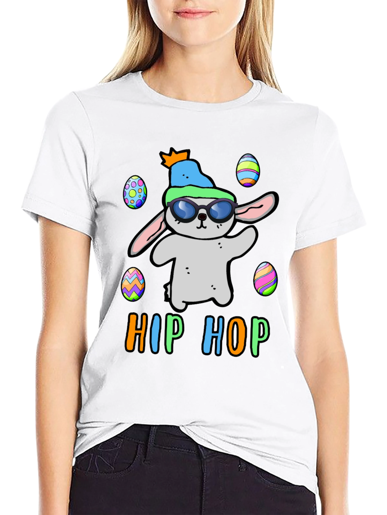 Hip Hop Easter Bunny T-Shirt