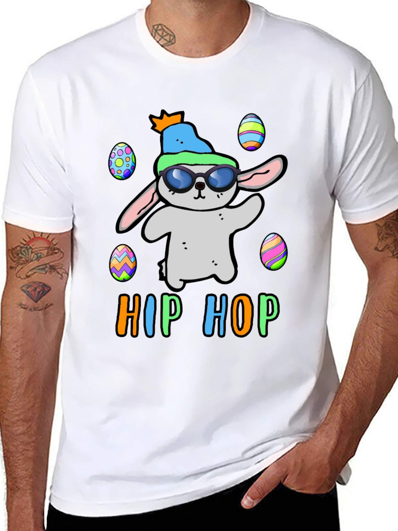 Hip Hop Easter Bunny T-Shirt