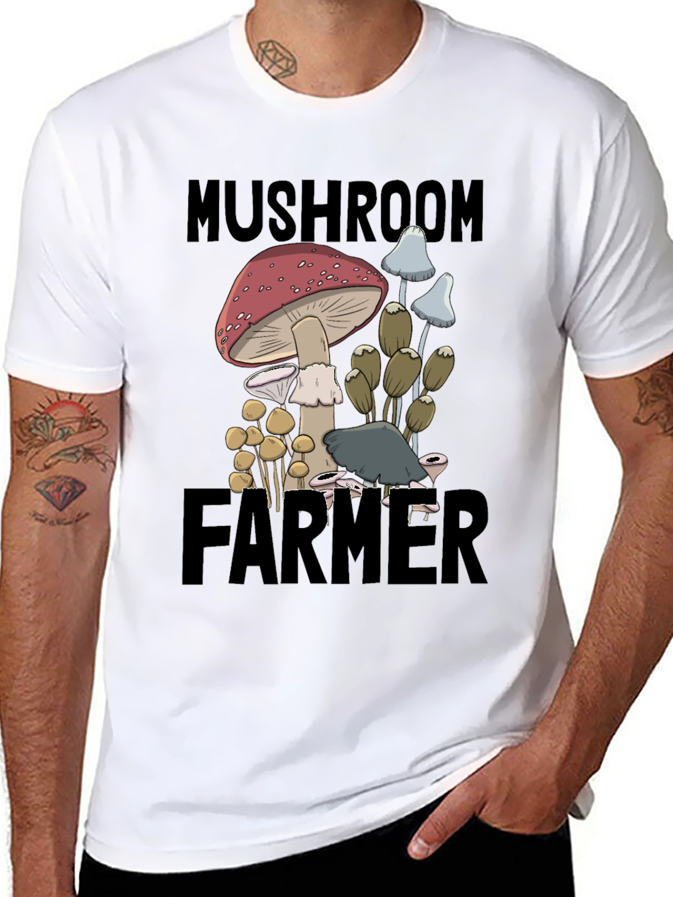 Mushroom Farmer Graphic Tee - Unisex