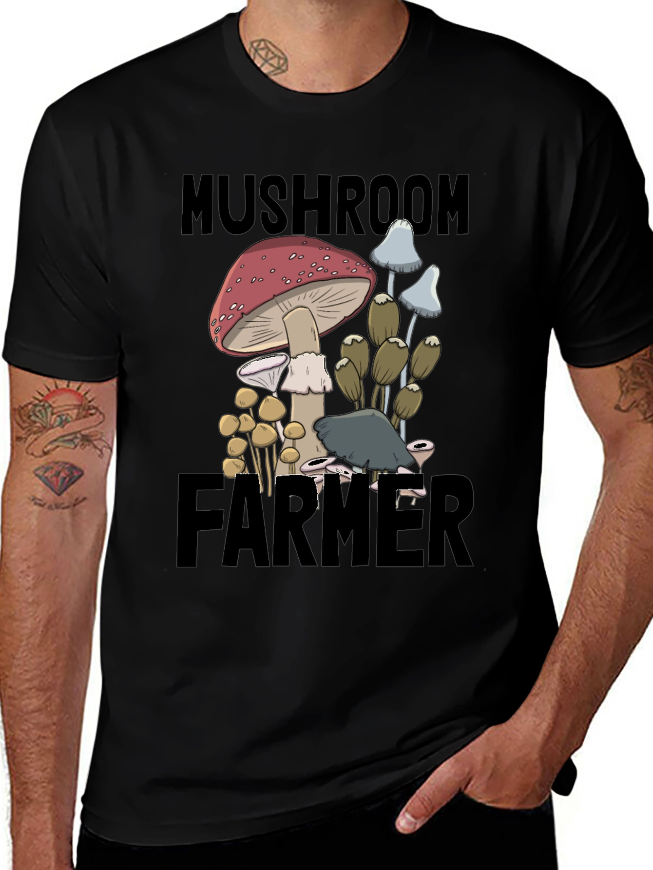 Mushroom Farmer Graphic Tee - Unisex