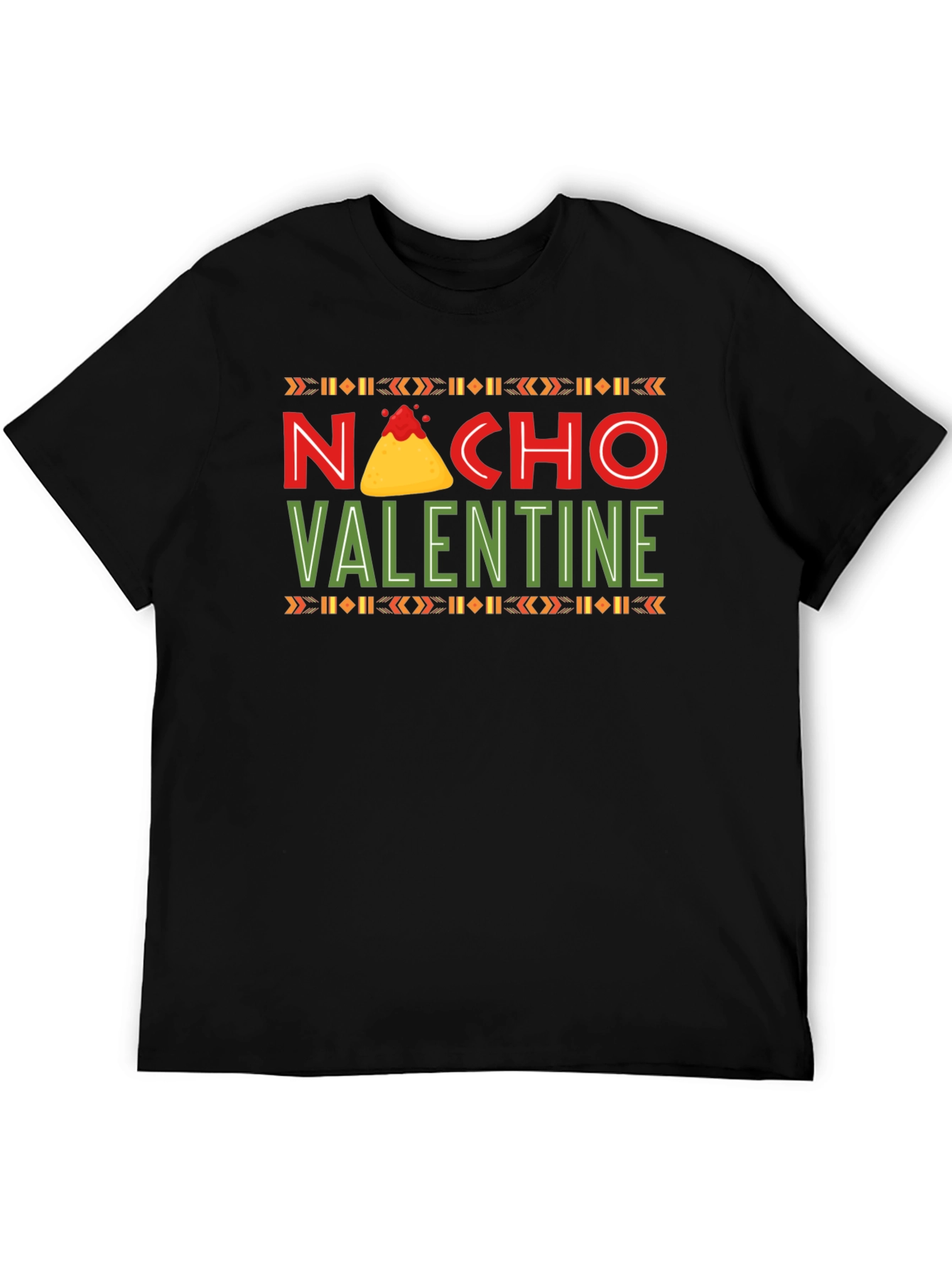 Nacho Valentine Black T-Shirt