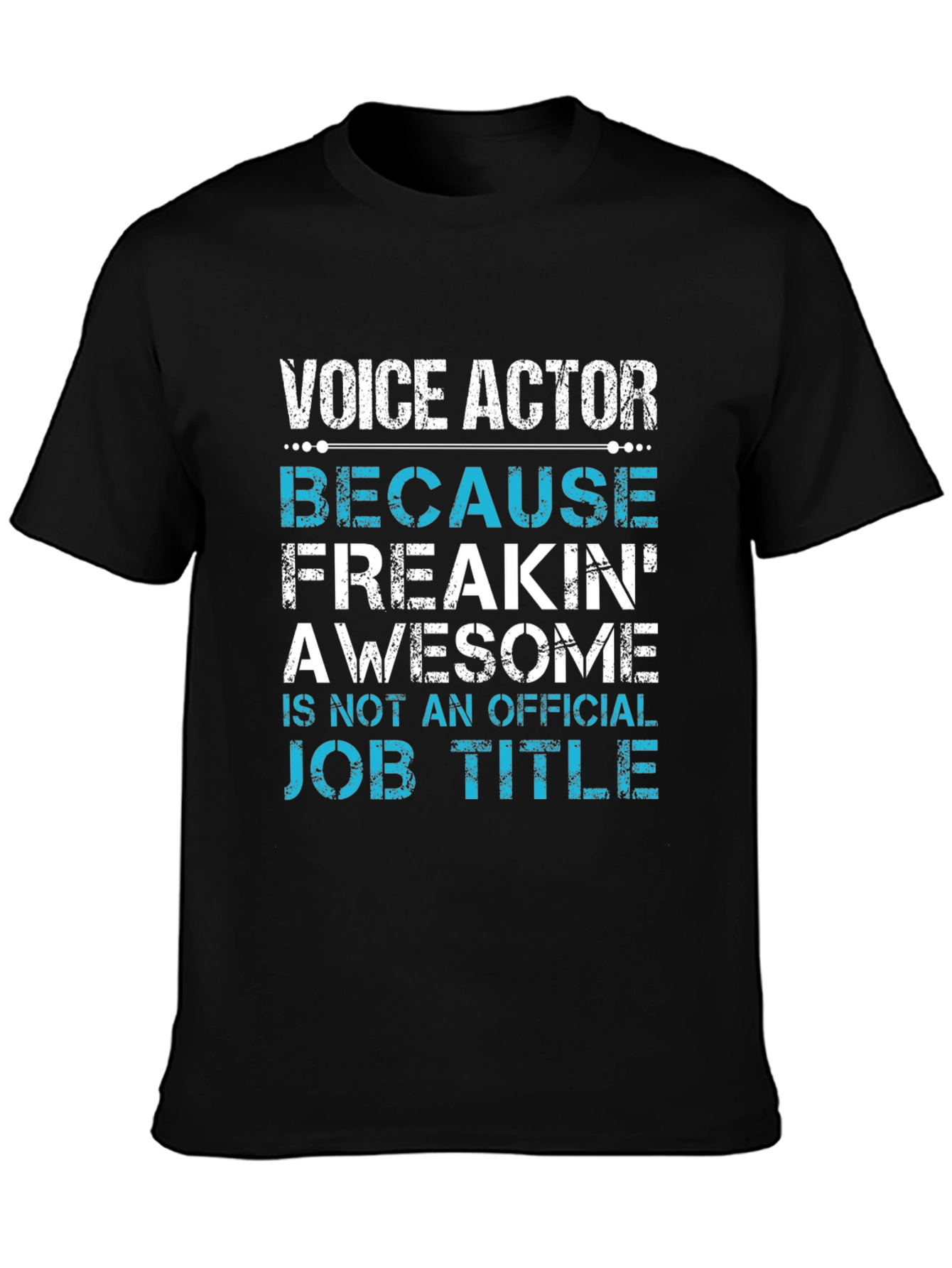 Voice Actor Funny Job Title T-Shirt