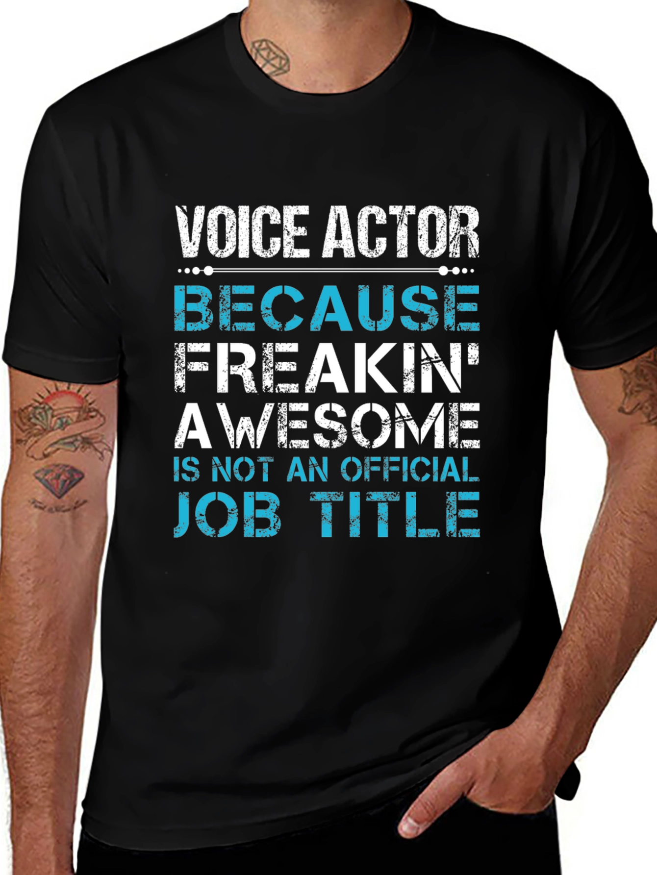 Voice Actor Funny Job Title T-Shirt