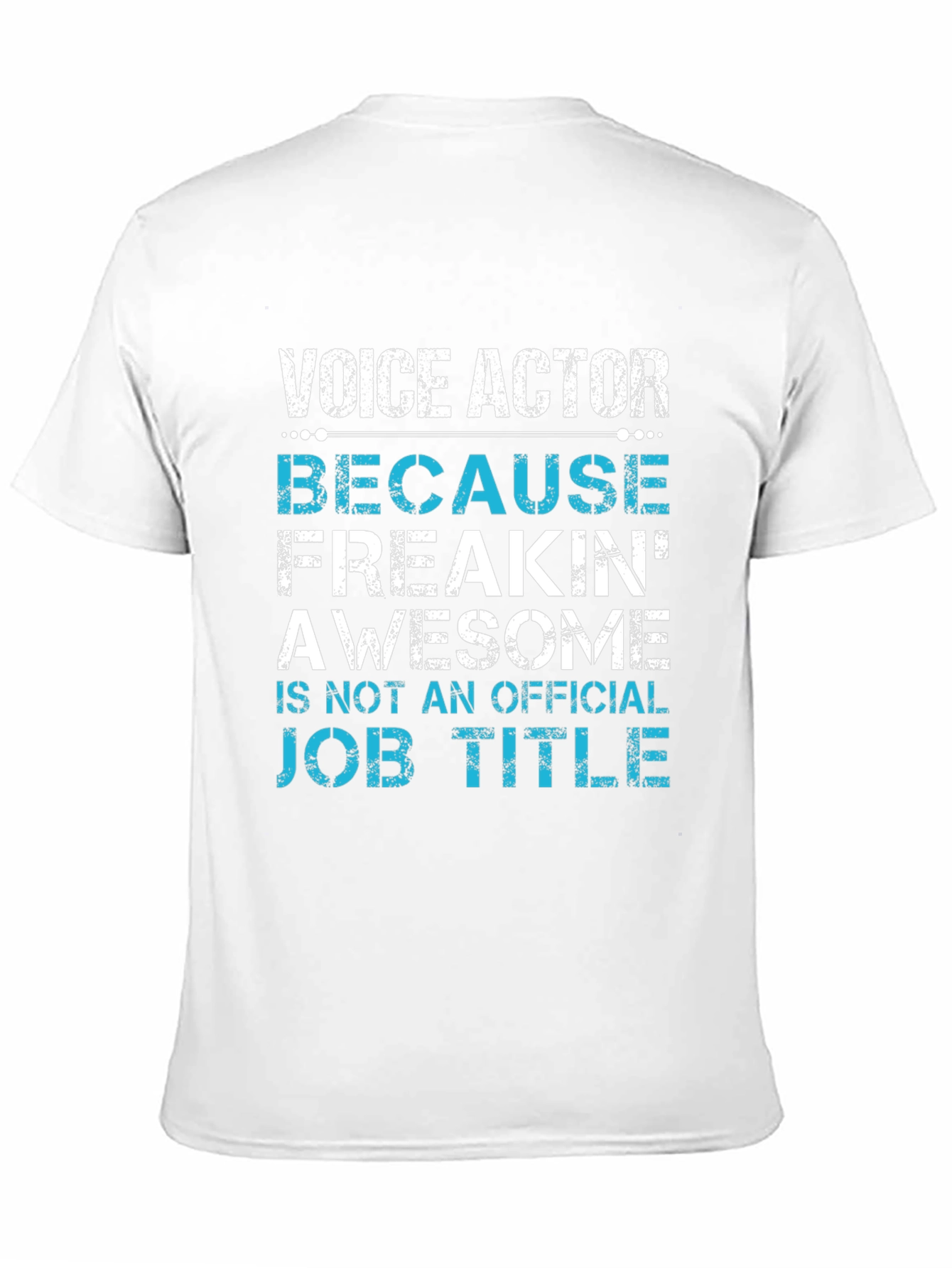 Voice Actor Funny Job Title T-Shirt