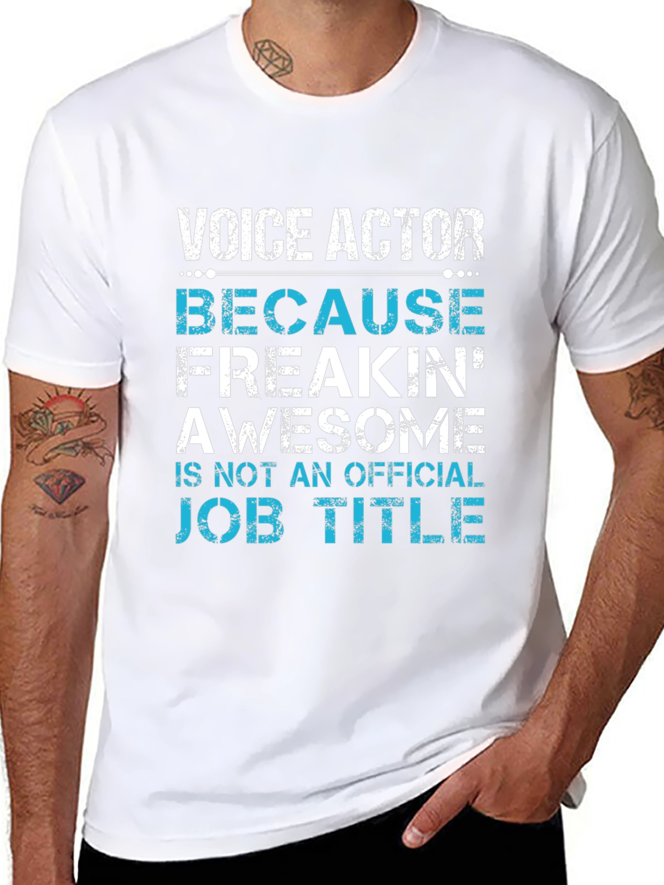 Voice Actor Funny Job Title T-Shirt