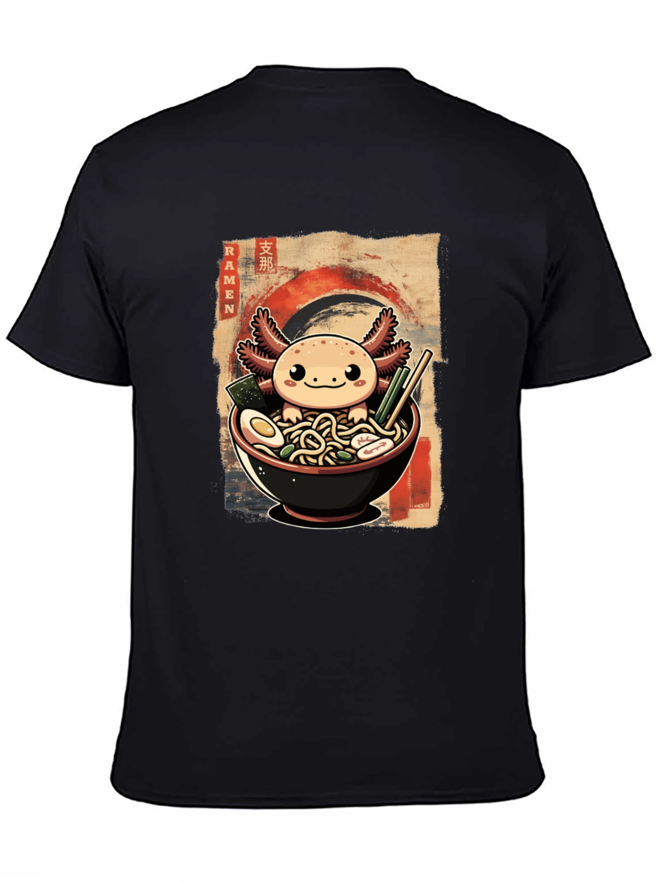 Axolotl Ramen Bowl Graphic Tee