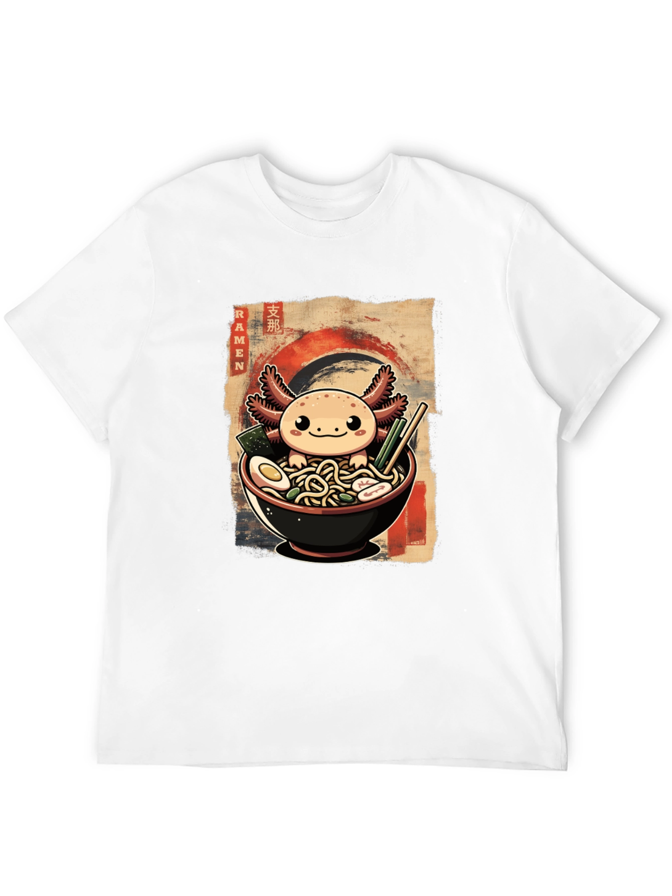 Axolotl Ramen Bowl Graphic Tee