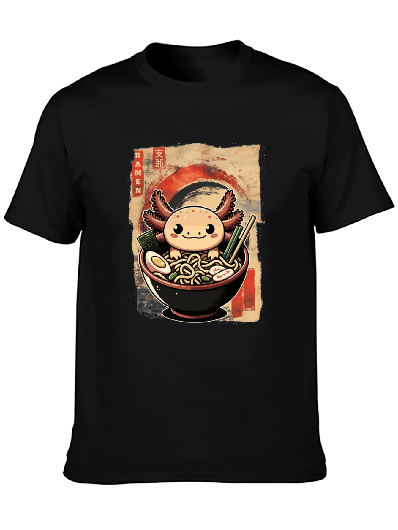 Axolotl Ramen Bowl Graphic Tee