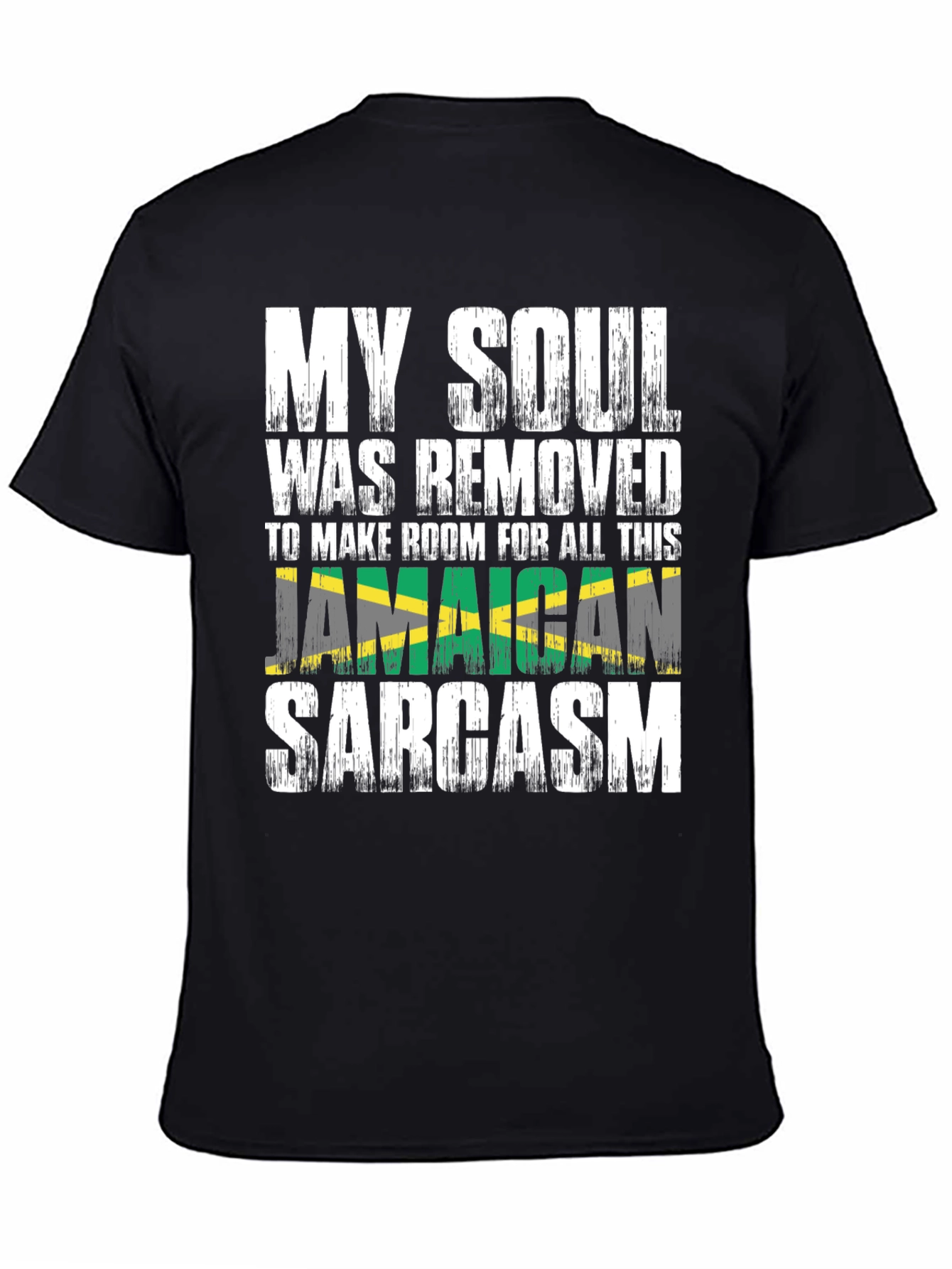 Jamaican Sarcasm Graphic Tee - Black