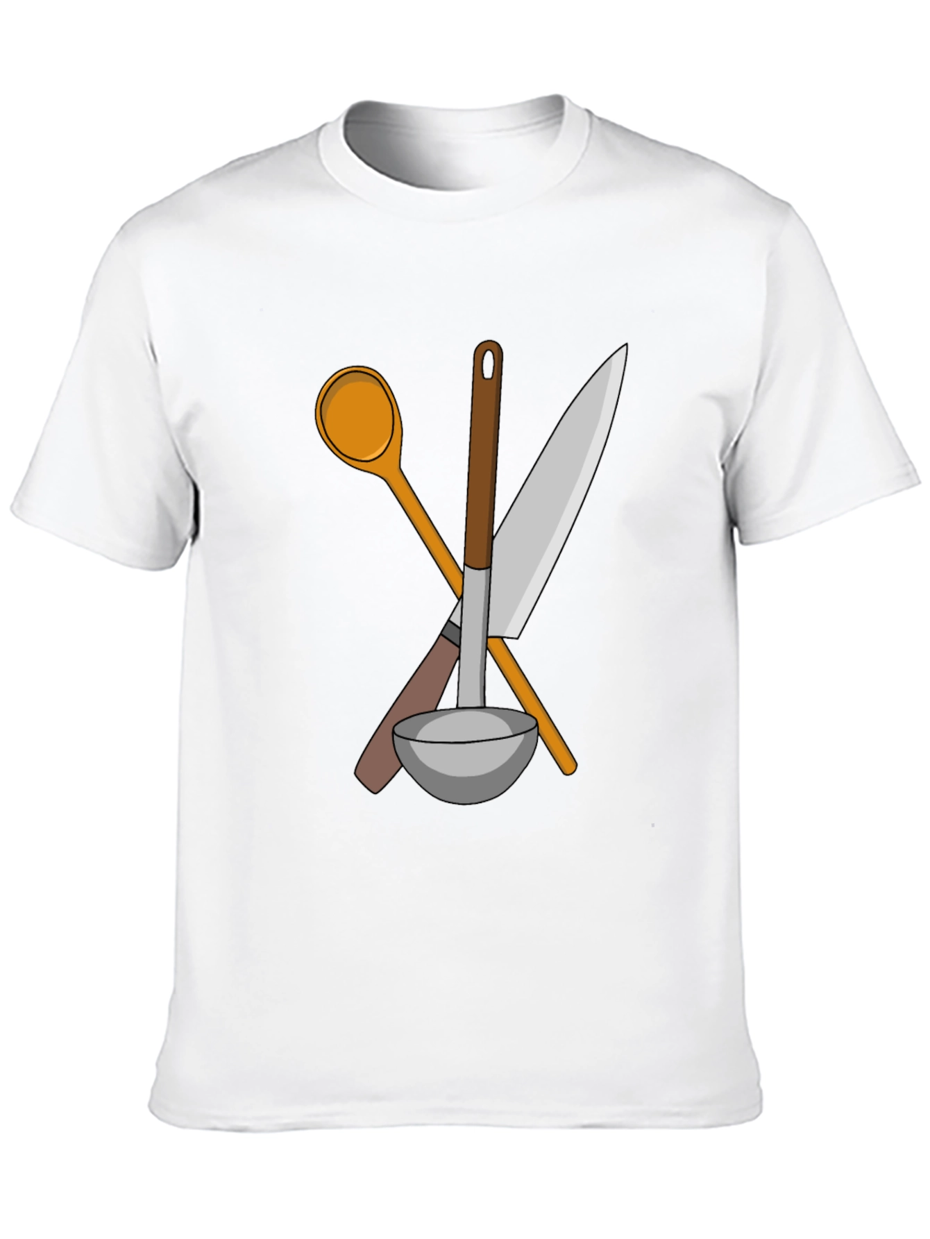 Chefs Tools Graphic Tee - Kitchen Crew Shirt