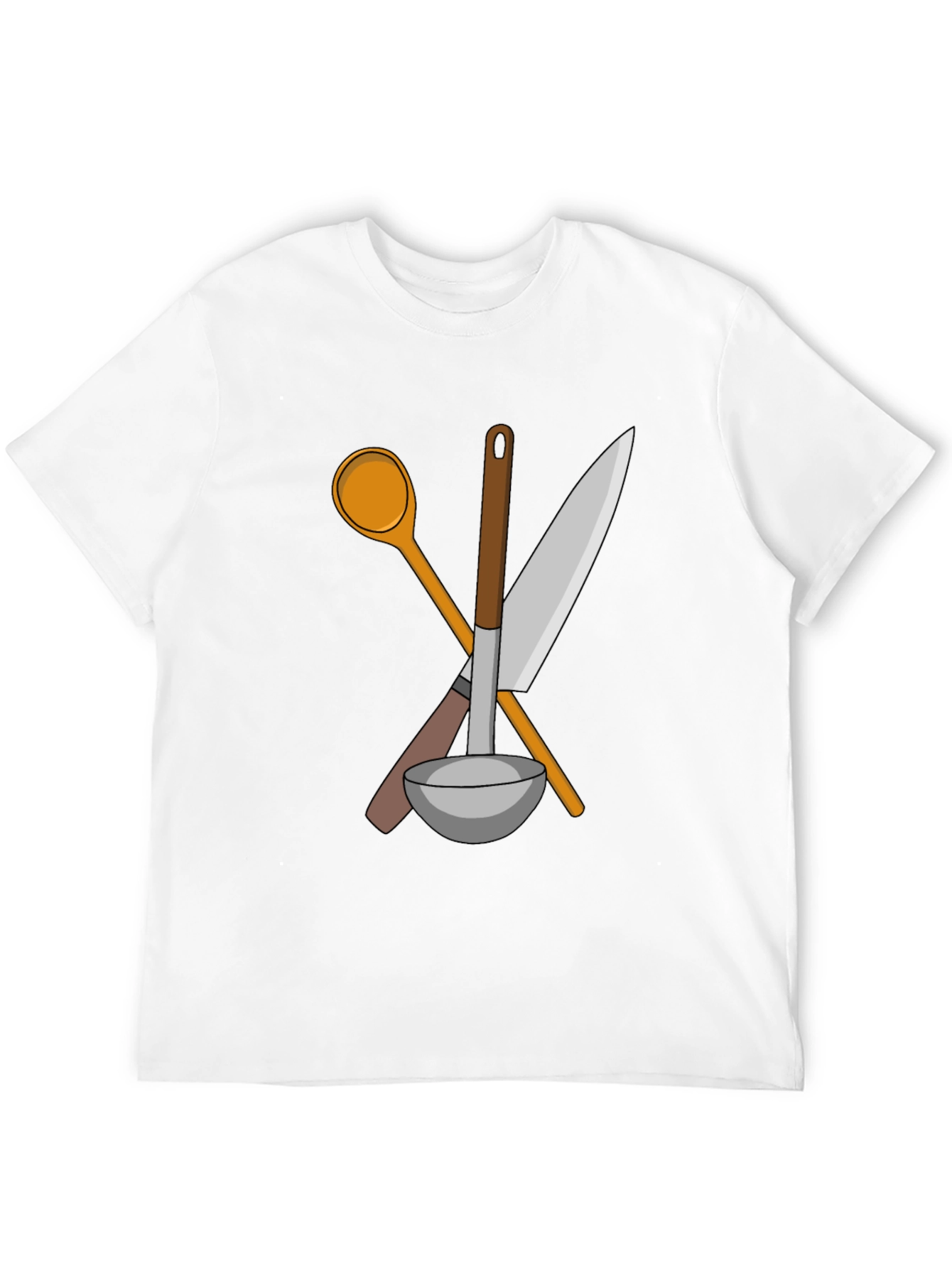 Chefs Tools Graphic Tee - Kitchen Crew Shirt