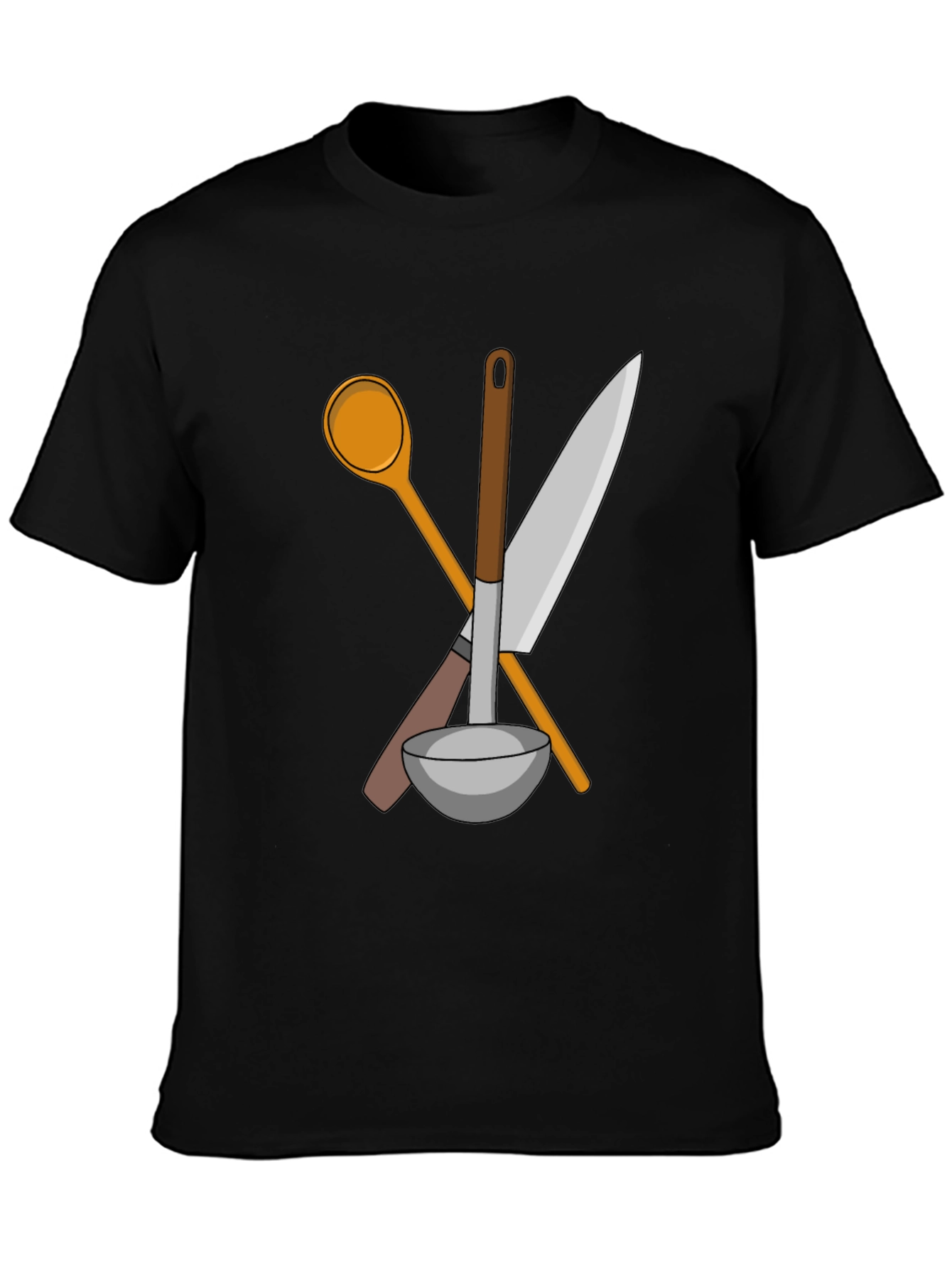 Chefs Tools Graphic Tee - Kitchen Crew Shirt