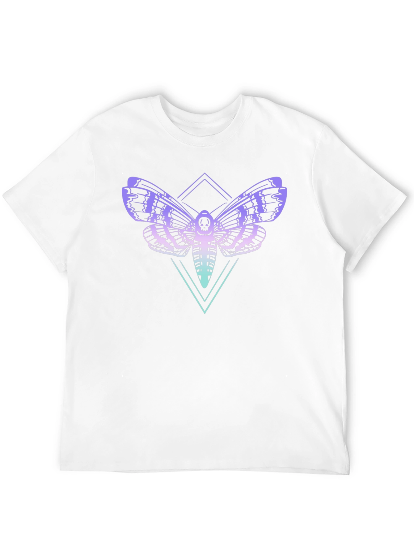 Skull Moth Graphic Tee - Black T-Shirt