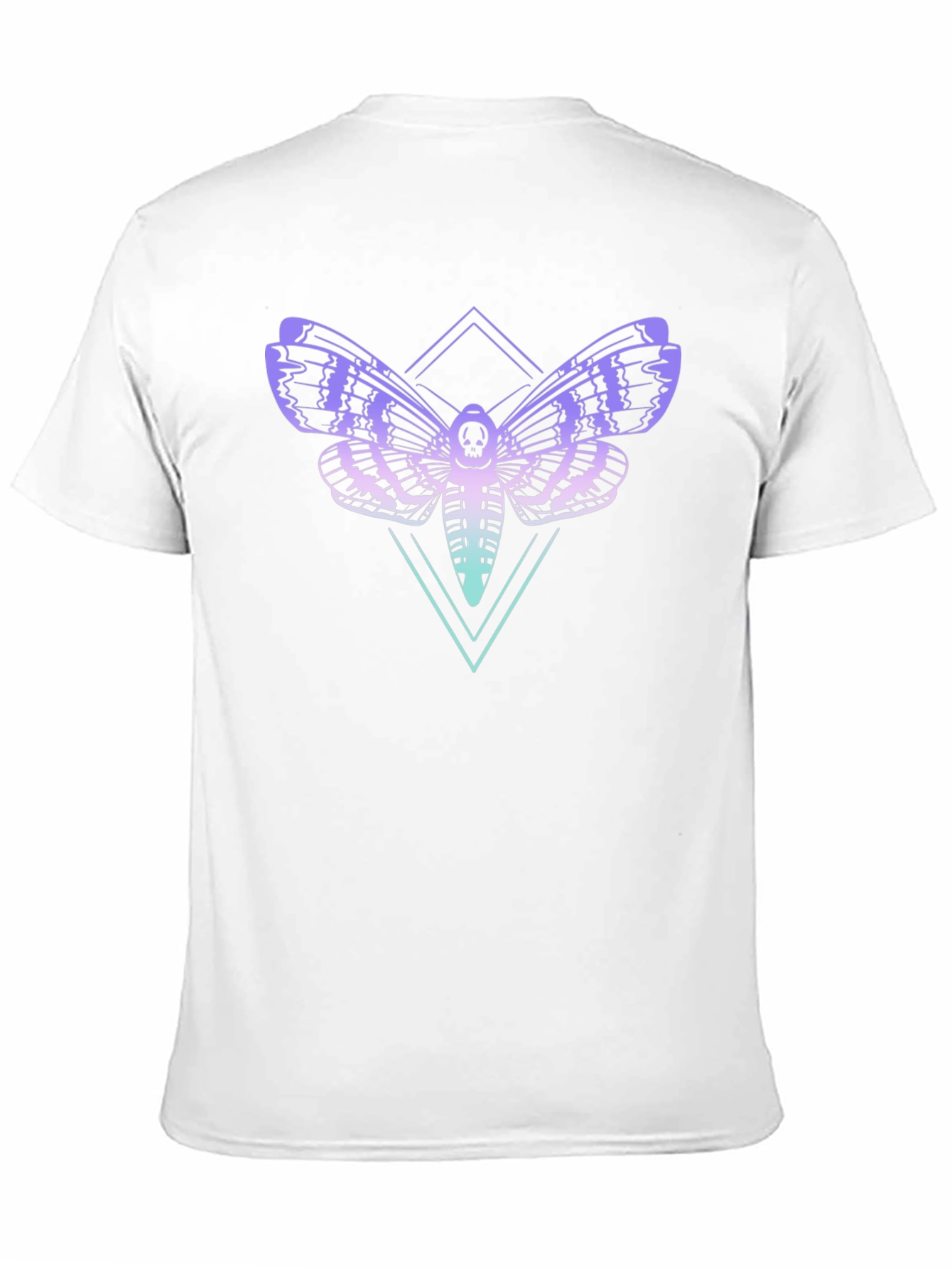 Skull Moth Graphic Tee - Black T-Shirt