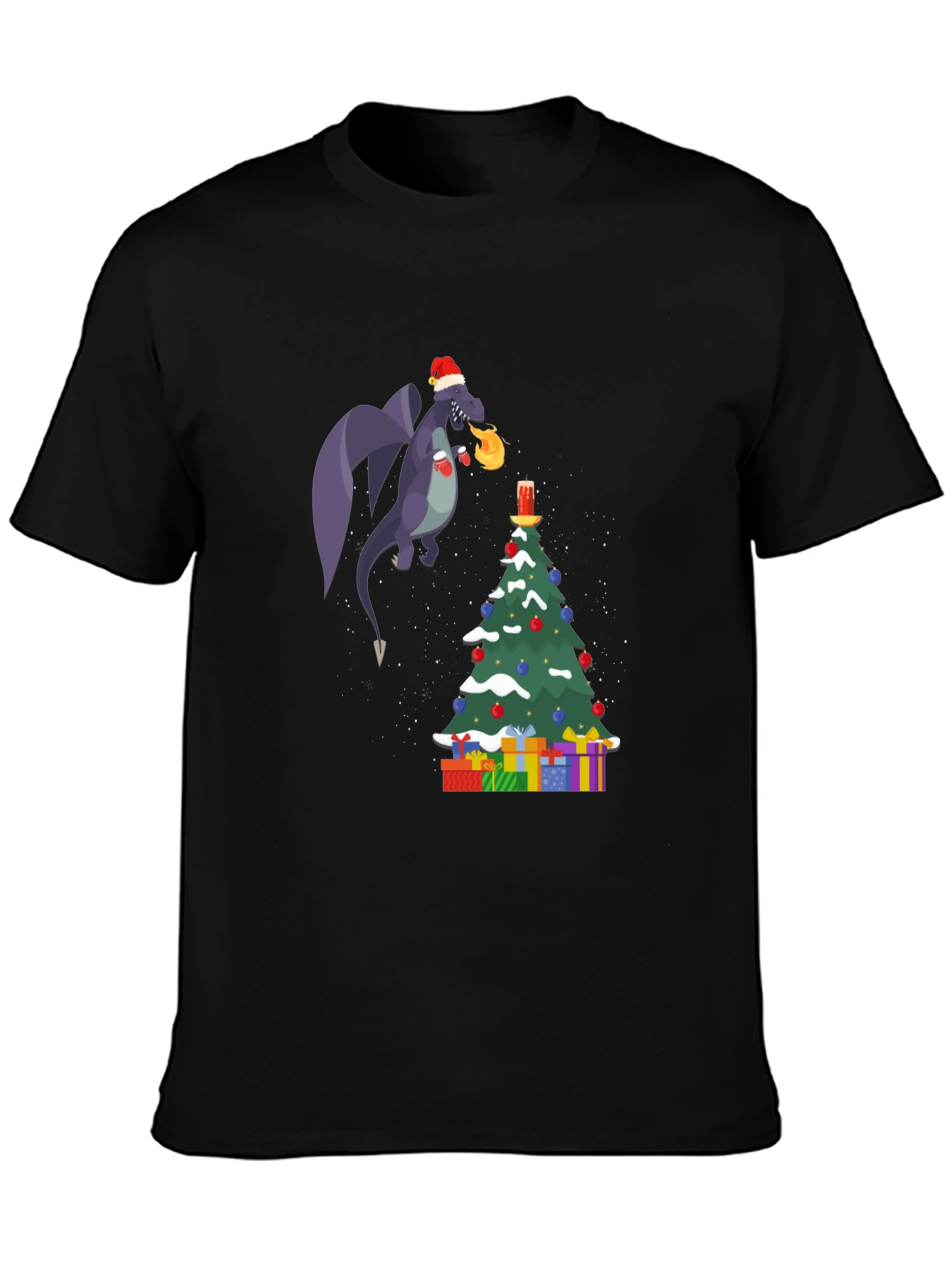 Festive Dragon Christmas T-Shirt