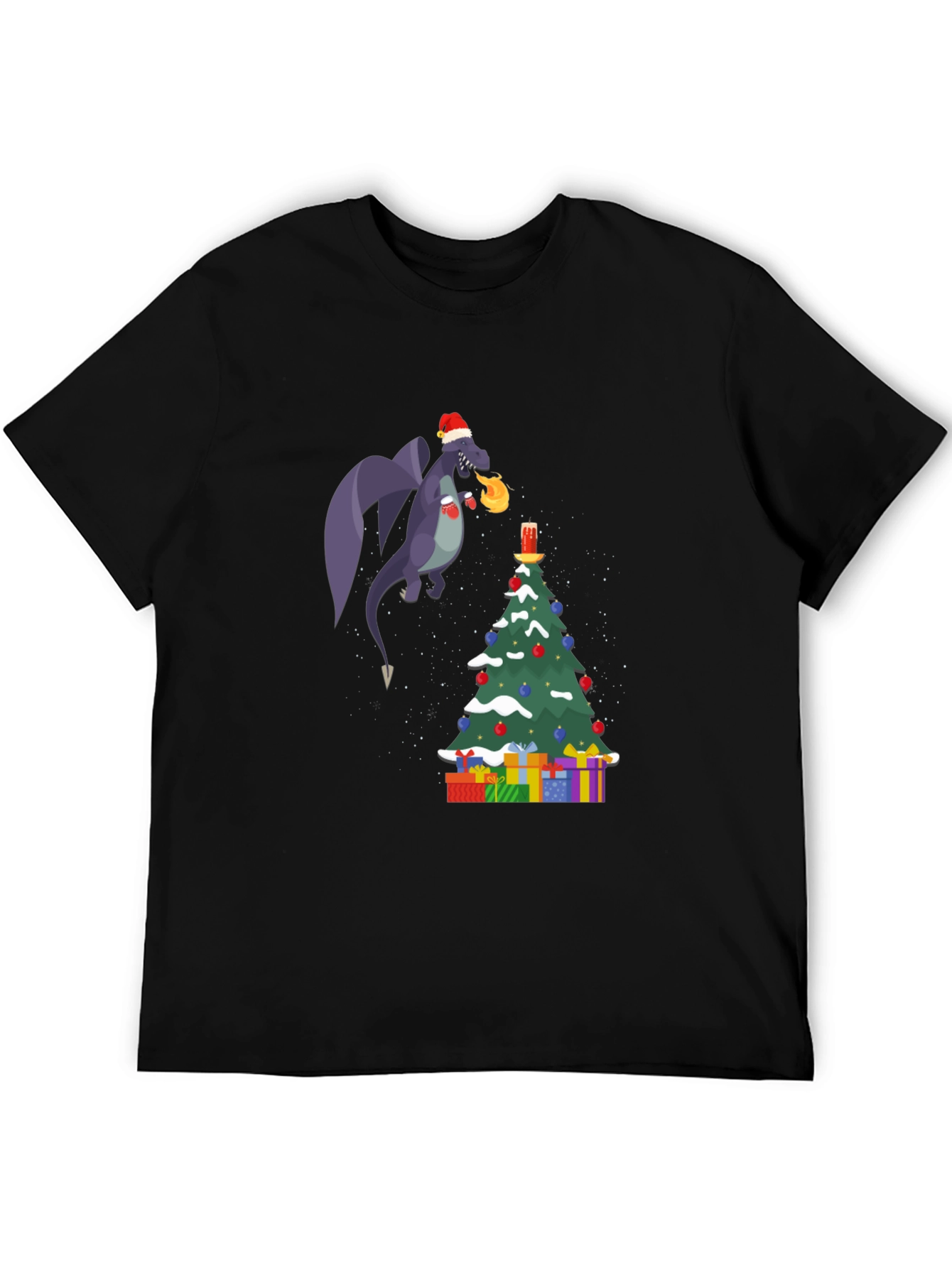 Festive Dragon Christmas T-Shirt