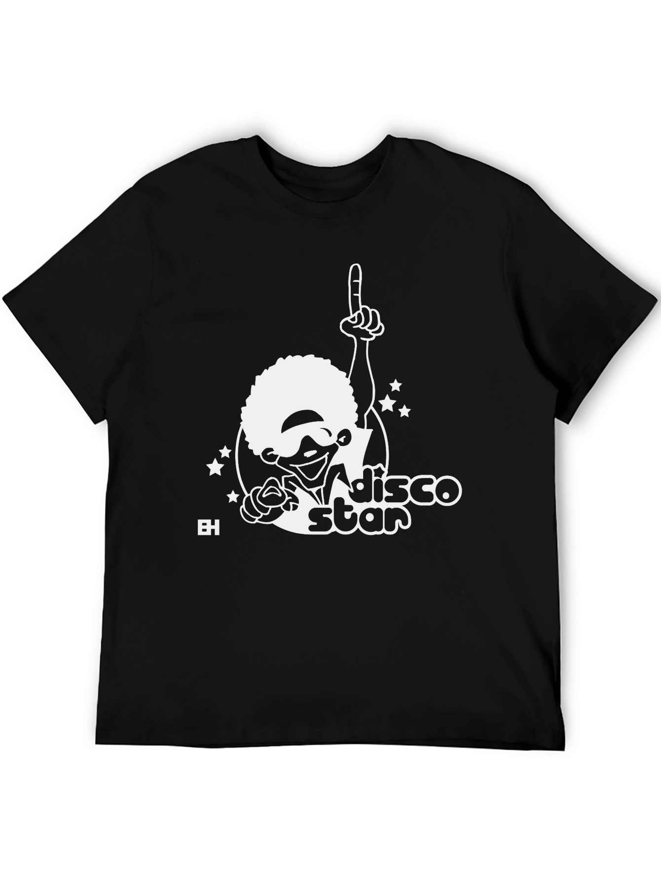 Disco Star Black T-Shirt
