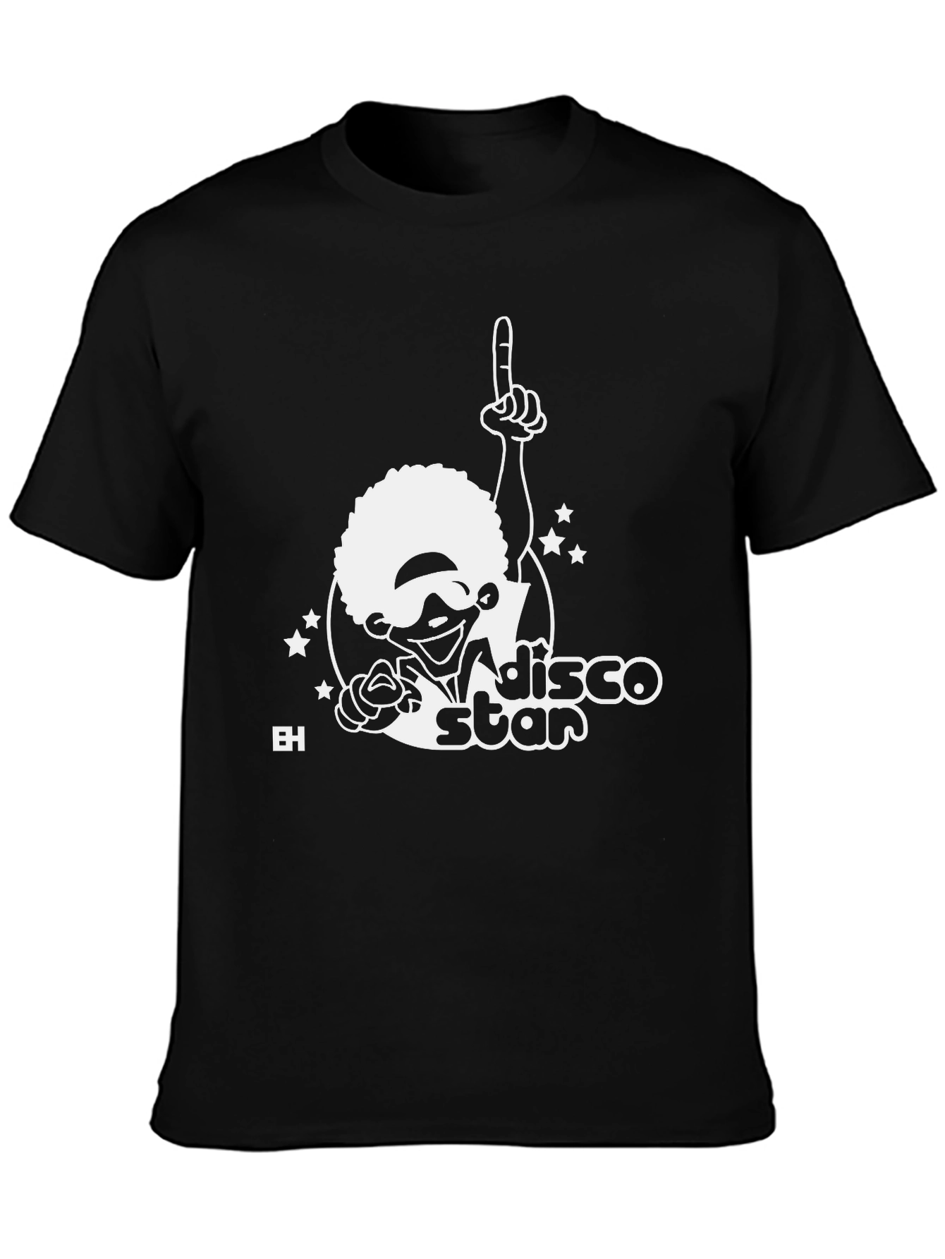 Disco Star Black T-Shirt