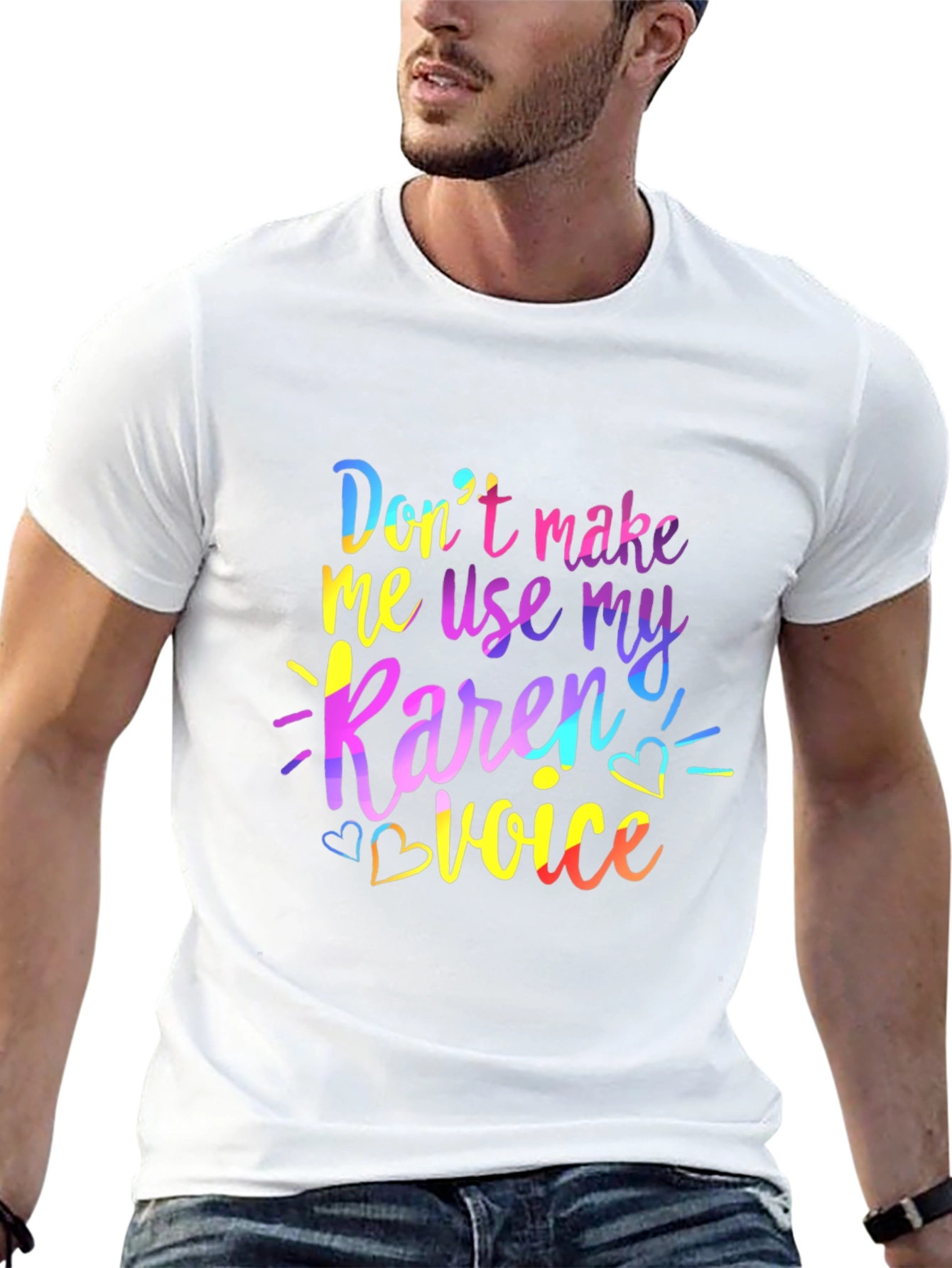 Funny Karen Voice Graphic Tee