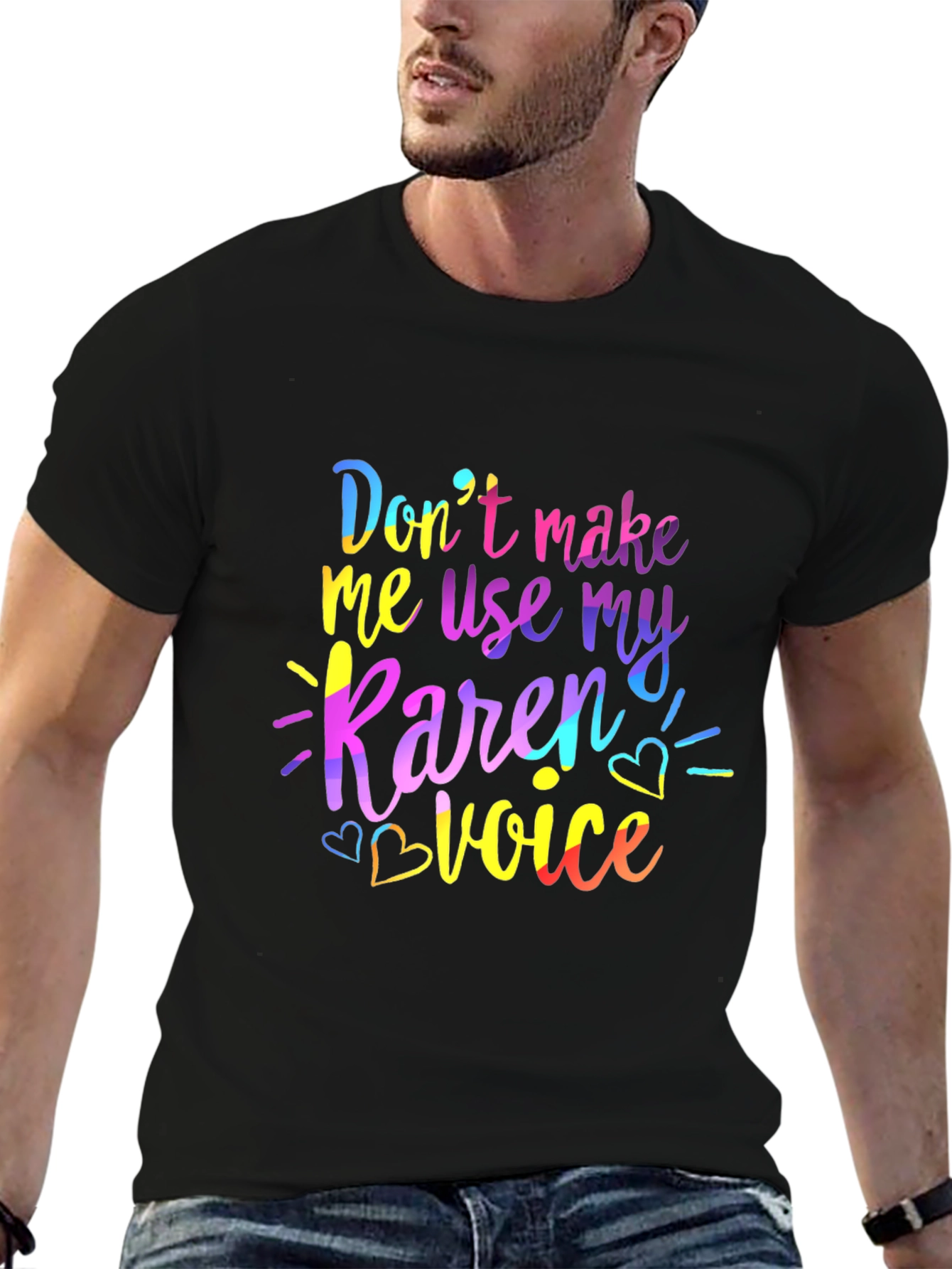 Funny Karen Voice Graphic Tee