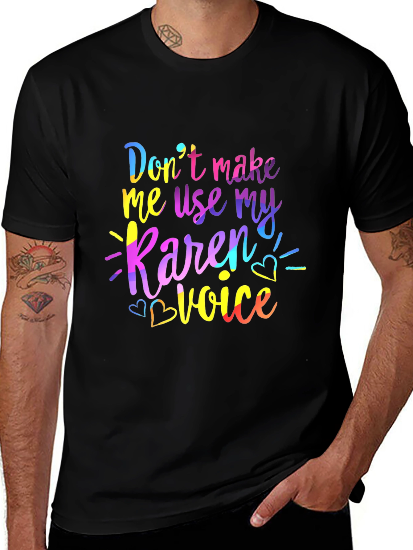 Funny Karen Voice Graphic Tee