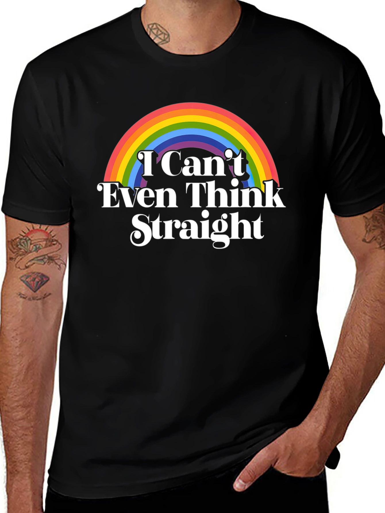 I Cant Even Think Straight LGBT Pride T-Shirt