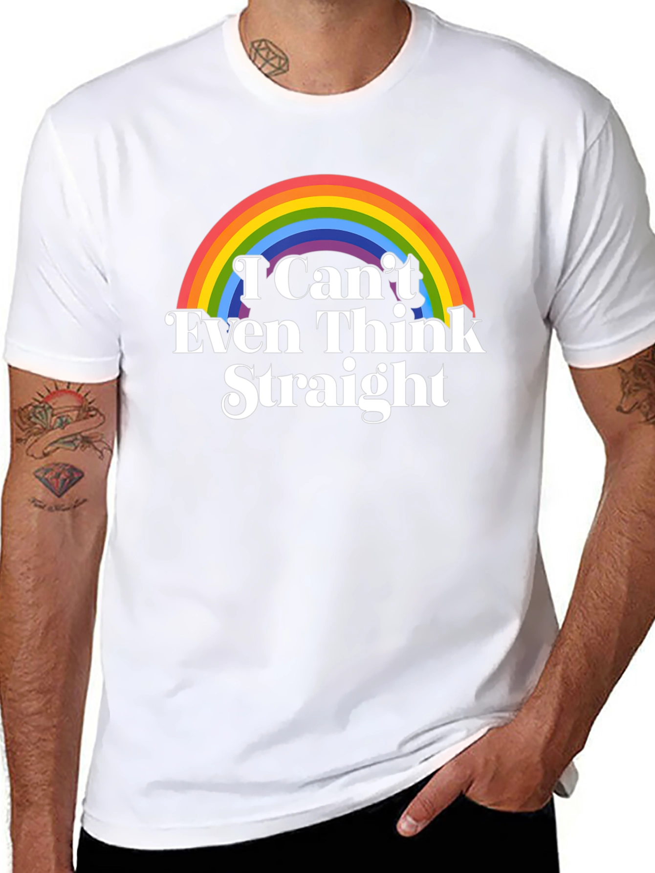 I Cant Even Think Straight LGBT Pride T-Shirt
