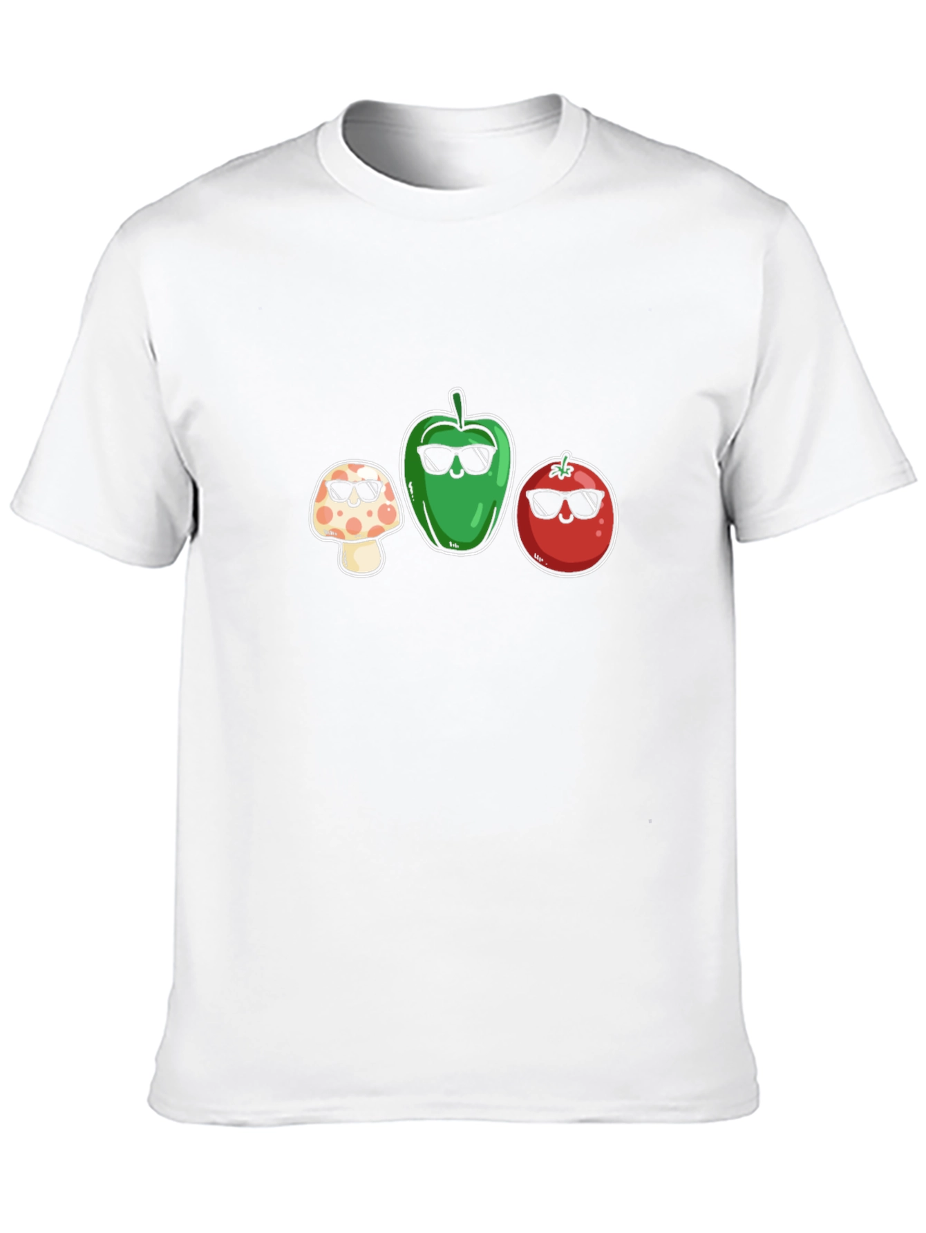 Cool Veggie Squad Black T-Shirt