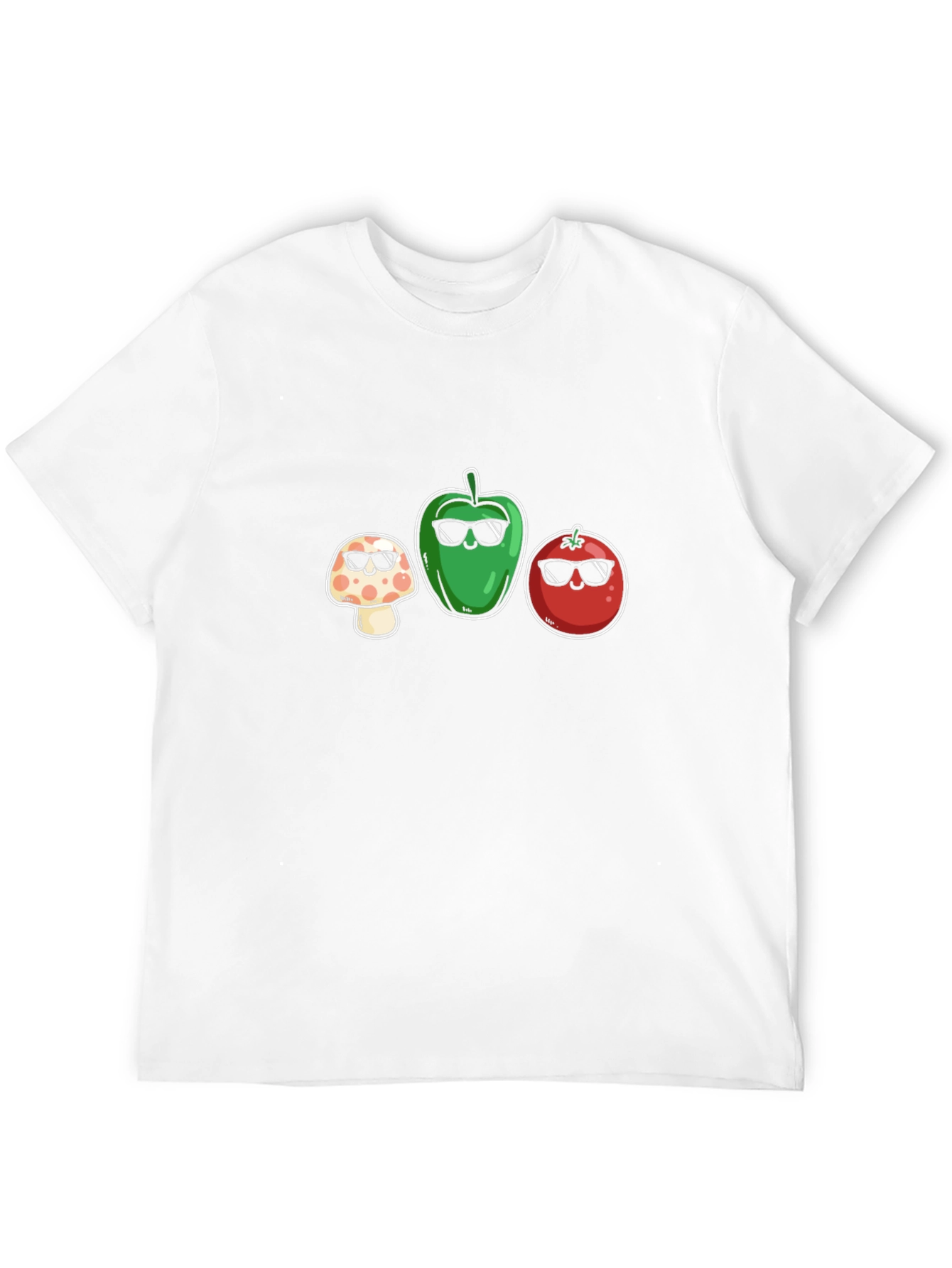 Cool Veggie Squad Black T-Shirt