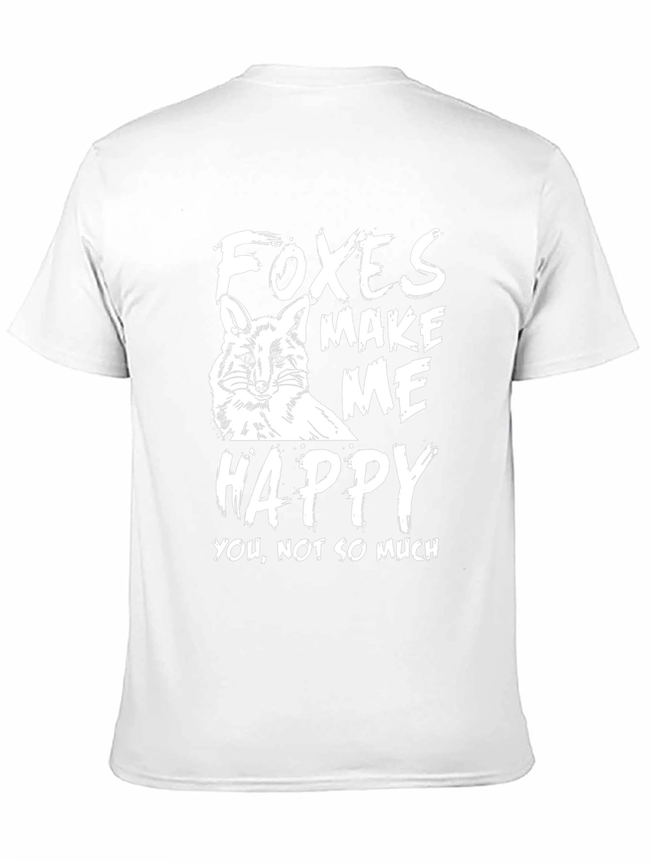 Foxes Make Me Happy Graphic T-Shirt